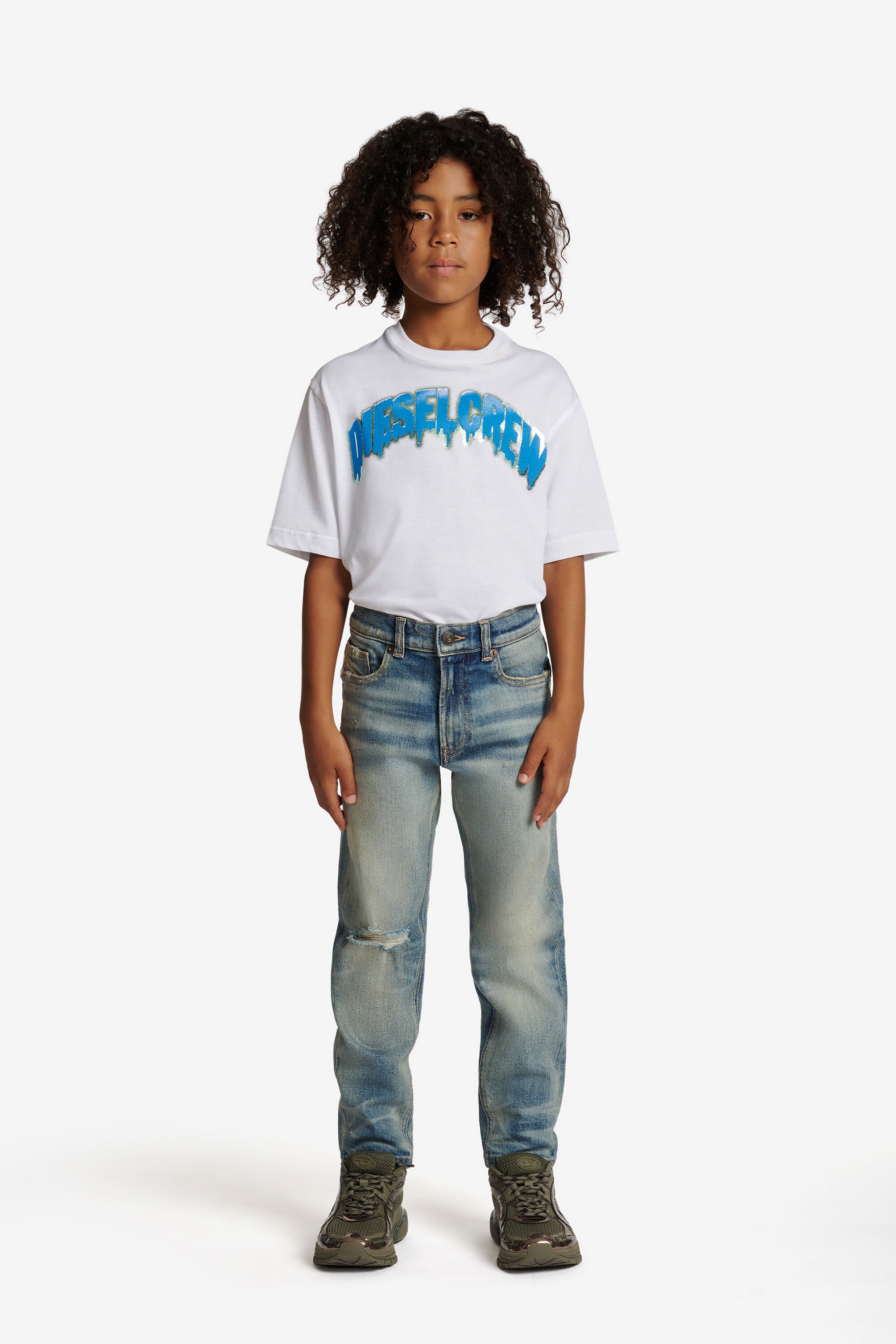 Jean regular fit délavé bleu clair - D-Lucas