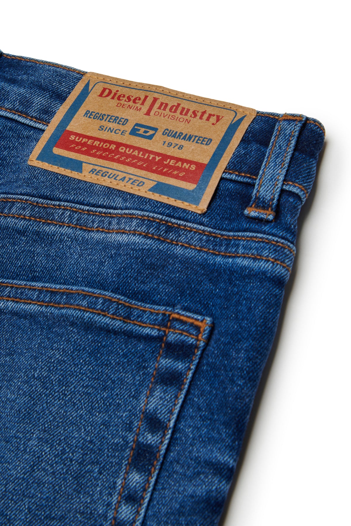 Jeans coupe regular bleu moyen - D-Lucas