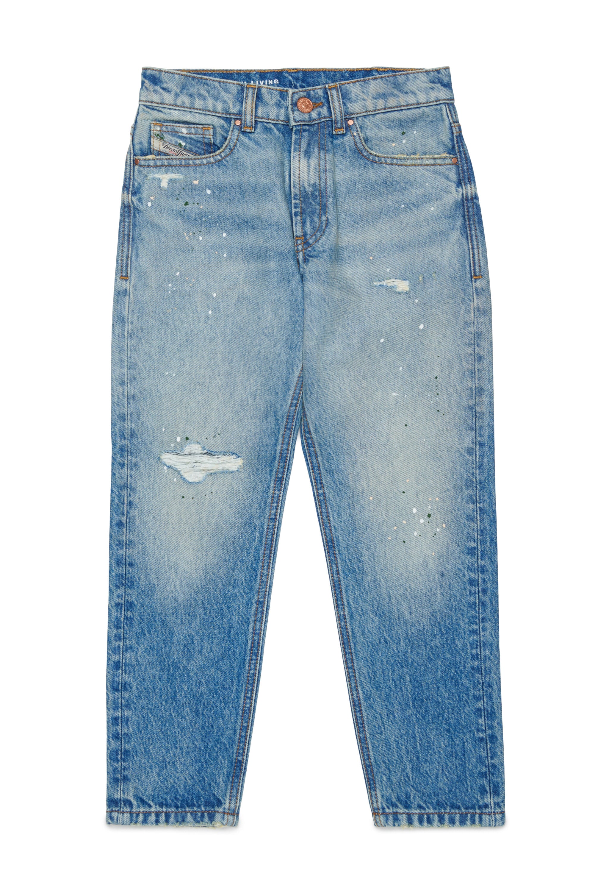 Jeans regular fit lavaggio blu chiaro - D-Lucas