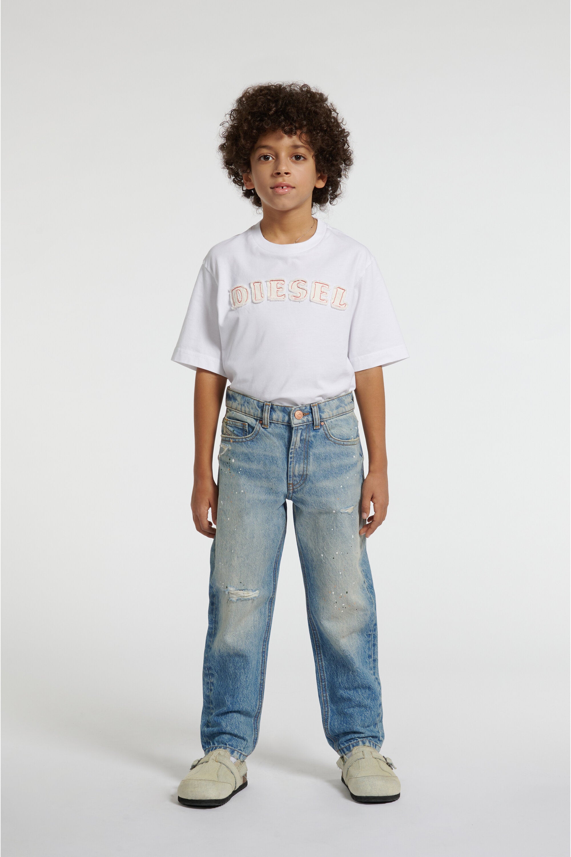 Jeans regular fit lavaggio blu chiaro - D-Lucas