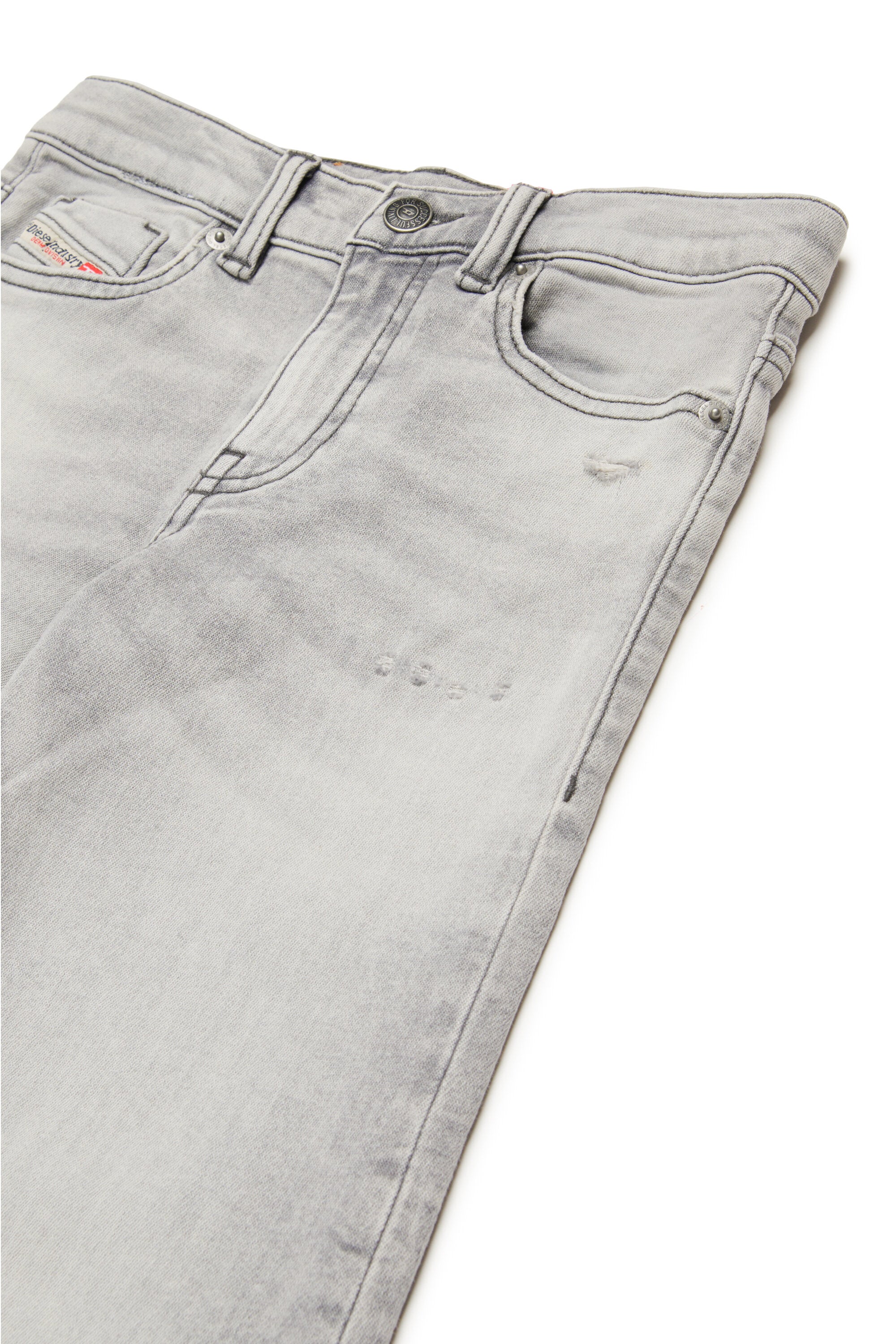JoggJeans® flare gris avec déchirures - 1978