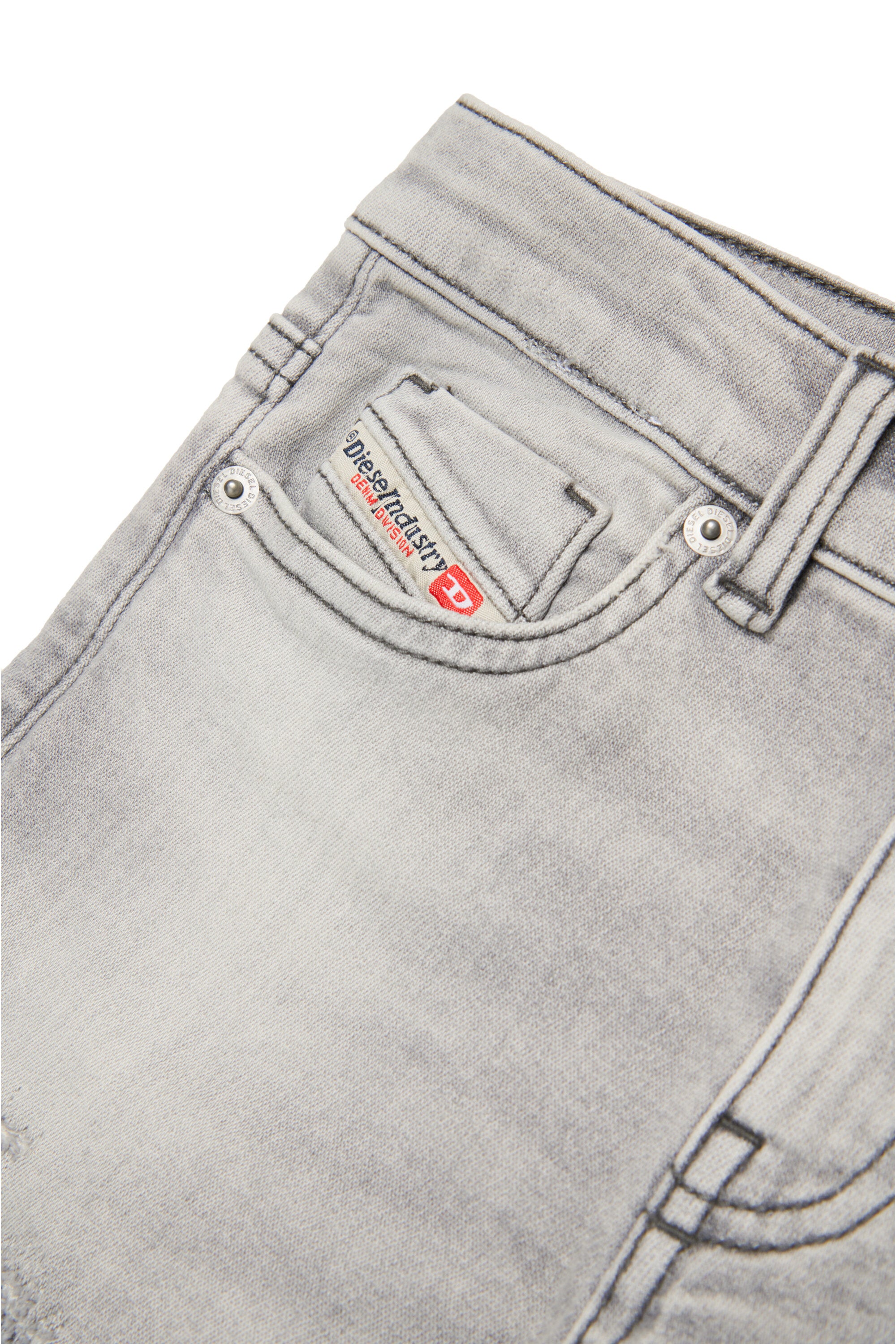 JoggJeans® flare gris avec déchirures - 1978
