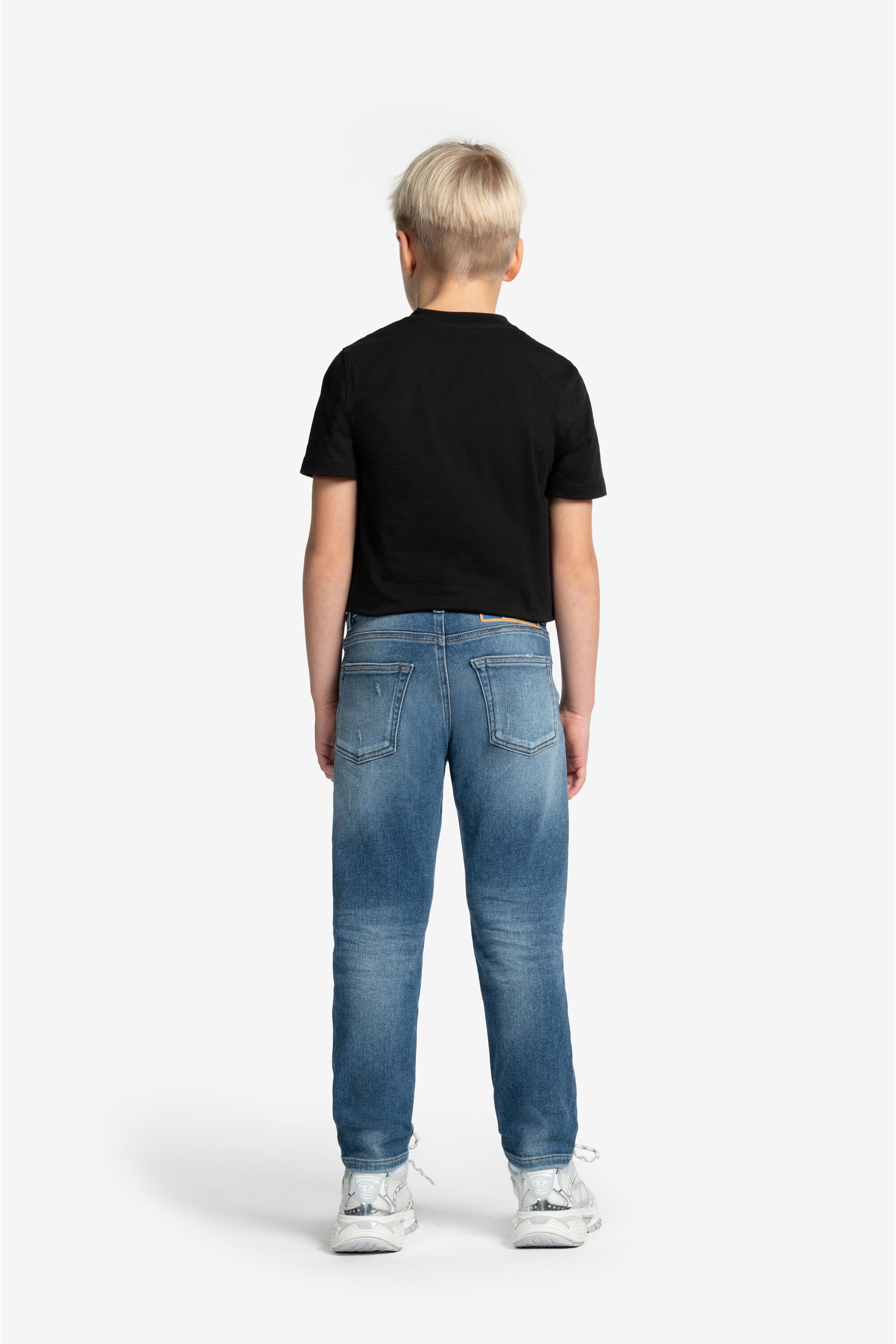 JoggJeans® regular medium blau mit Abschürfungen - D-Lucas