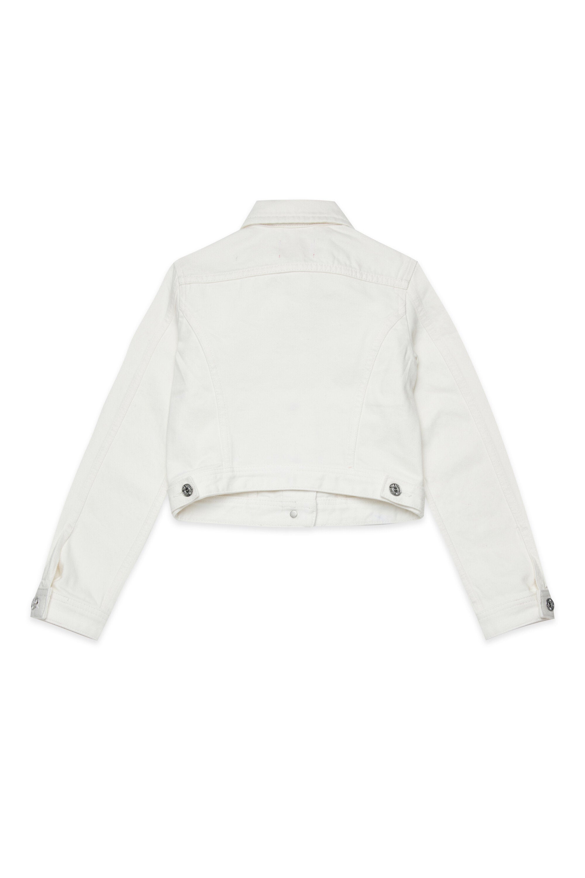 Giacca denim con micro borchie allover