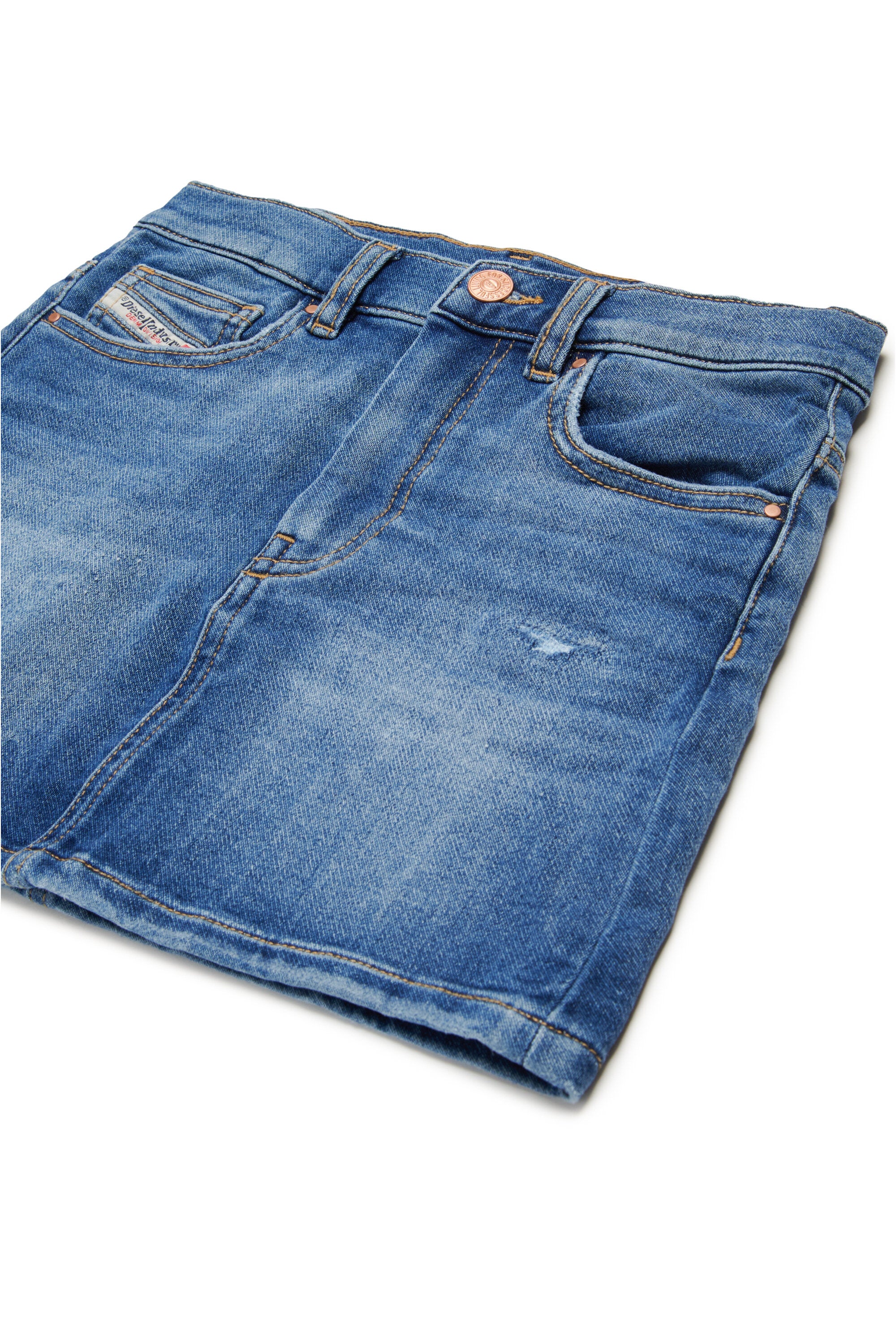 Jupe JoggJeans® bleu moyen avec déchirures