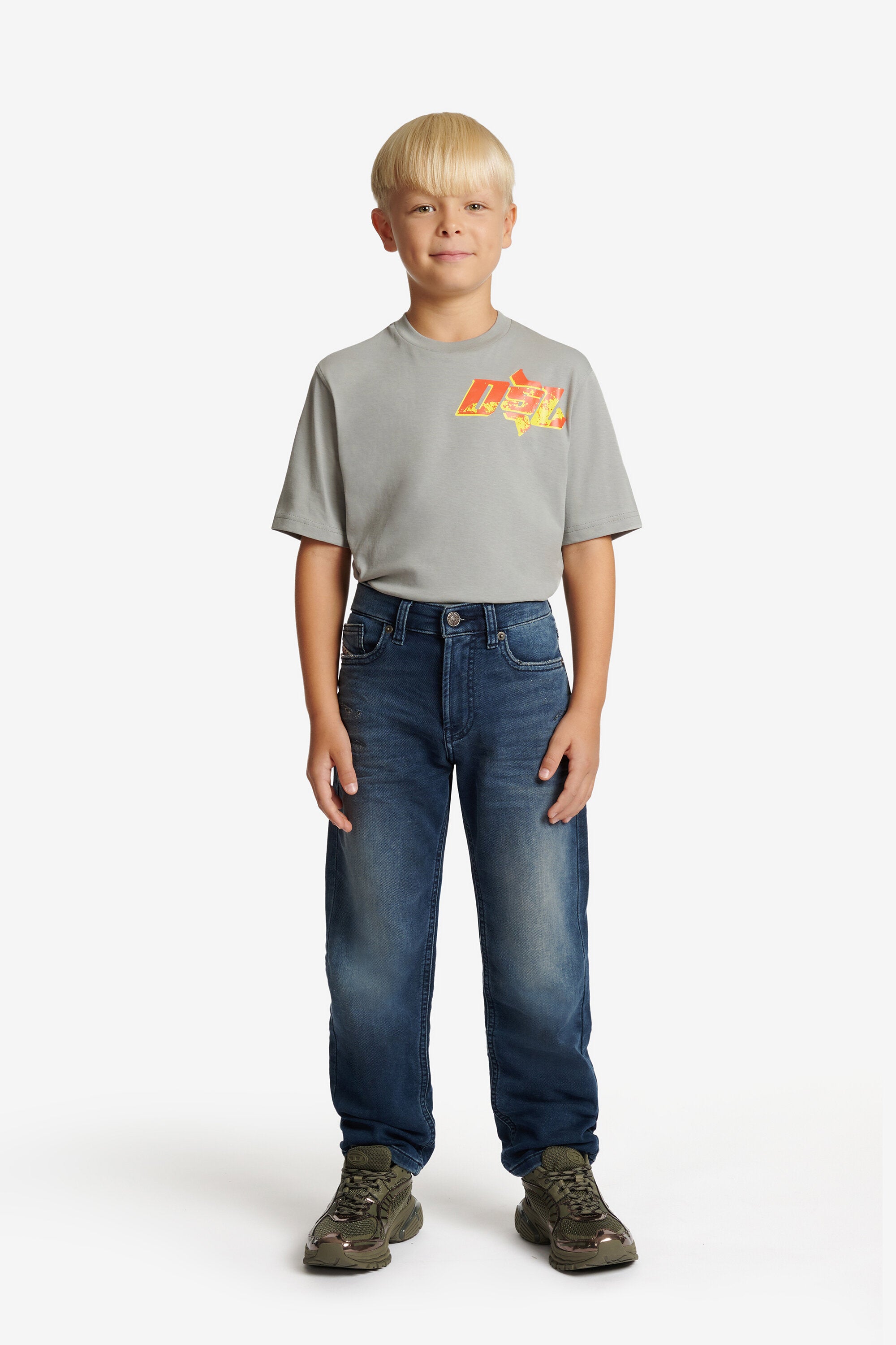 Medium blue regular fit jeans - 2010