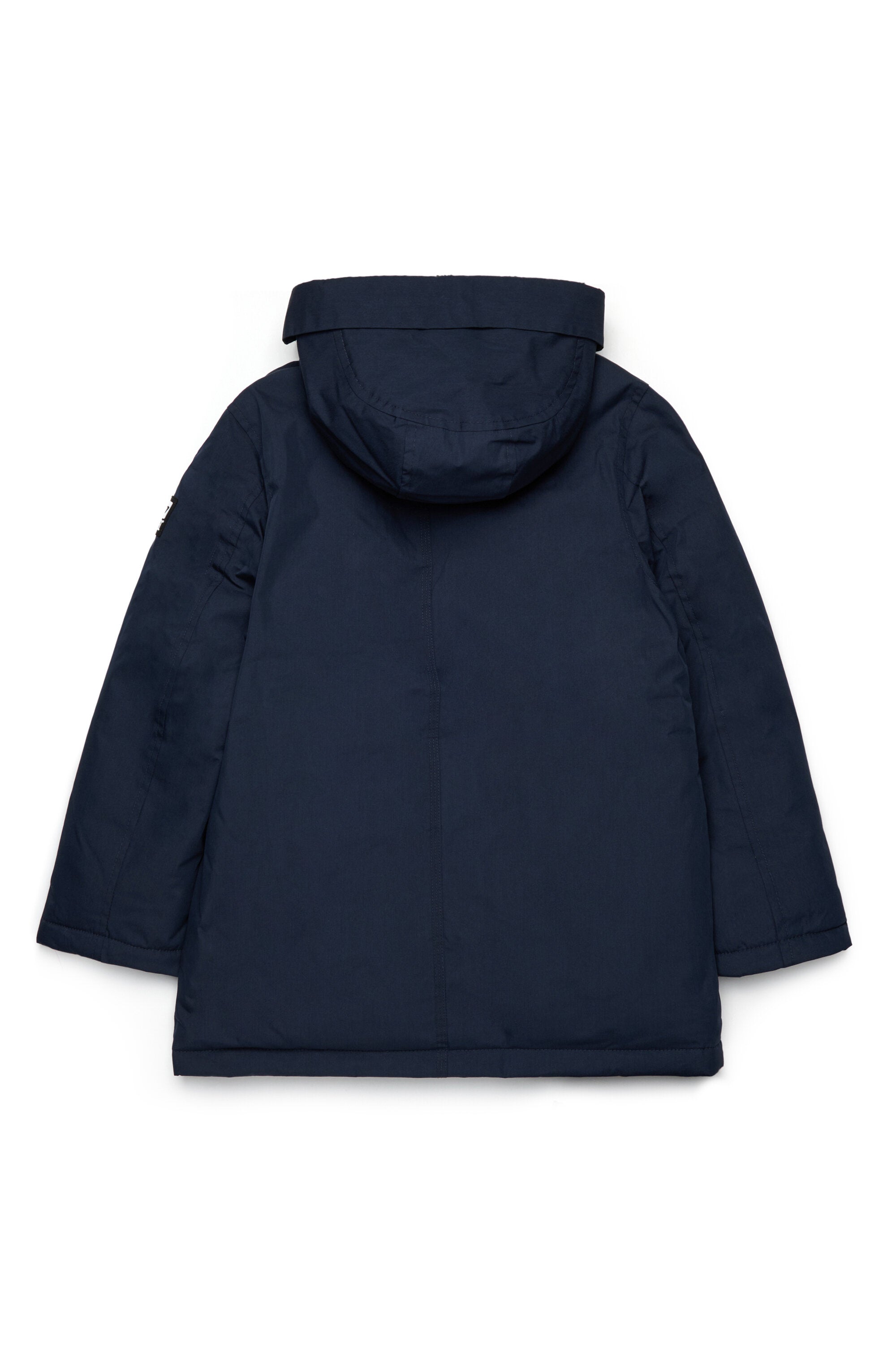 Giacca imbottita lungo con tasche frontali