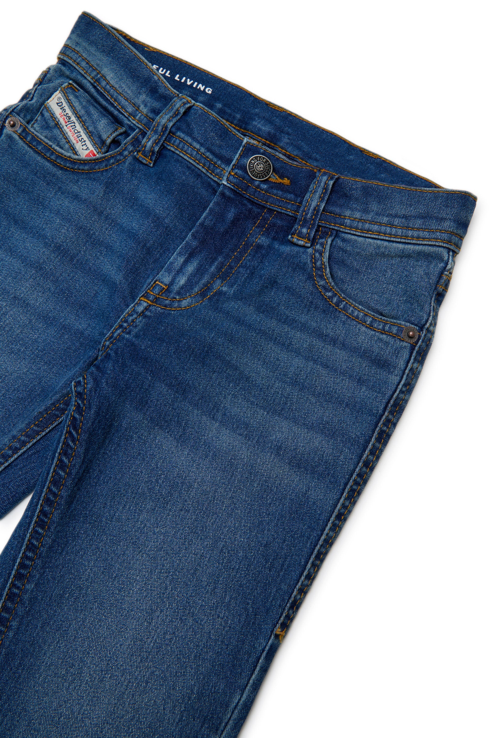 Jeans skinny fit azul medio