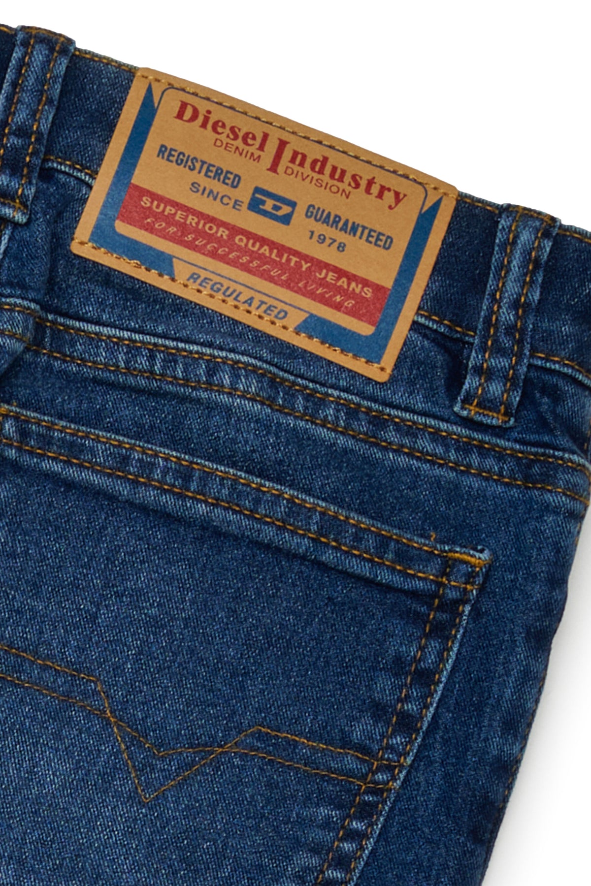 Slim-Fit-Jeans in Mittelblau