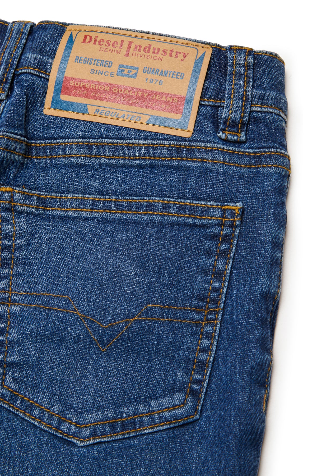 Jeans slim fit blu medio