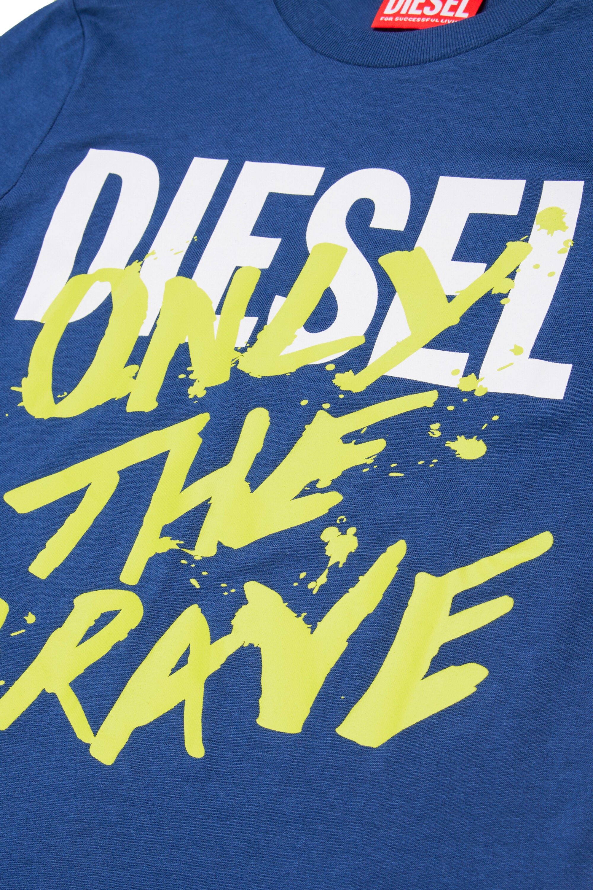 T-shirt en jersey avec logo Diesel Only the Brave