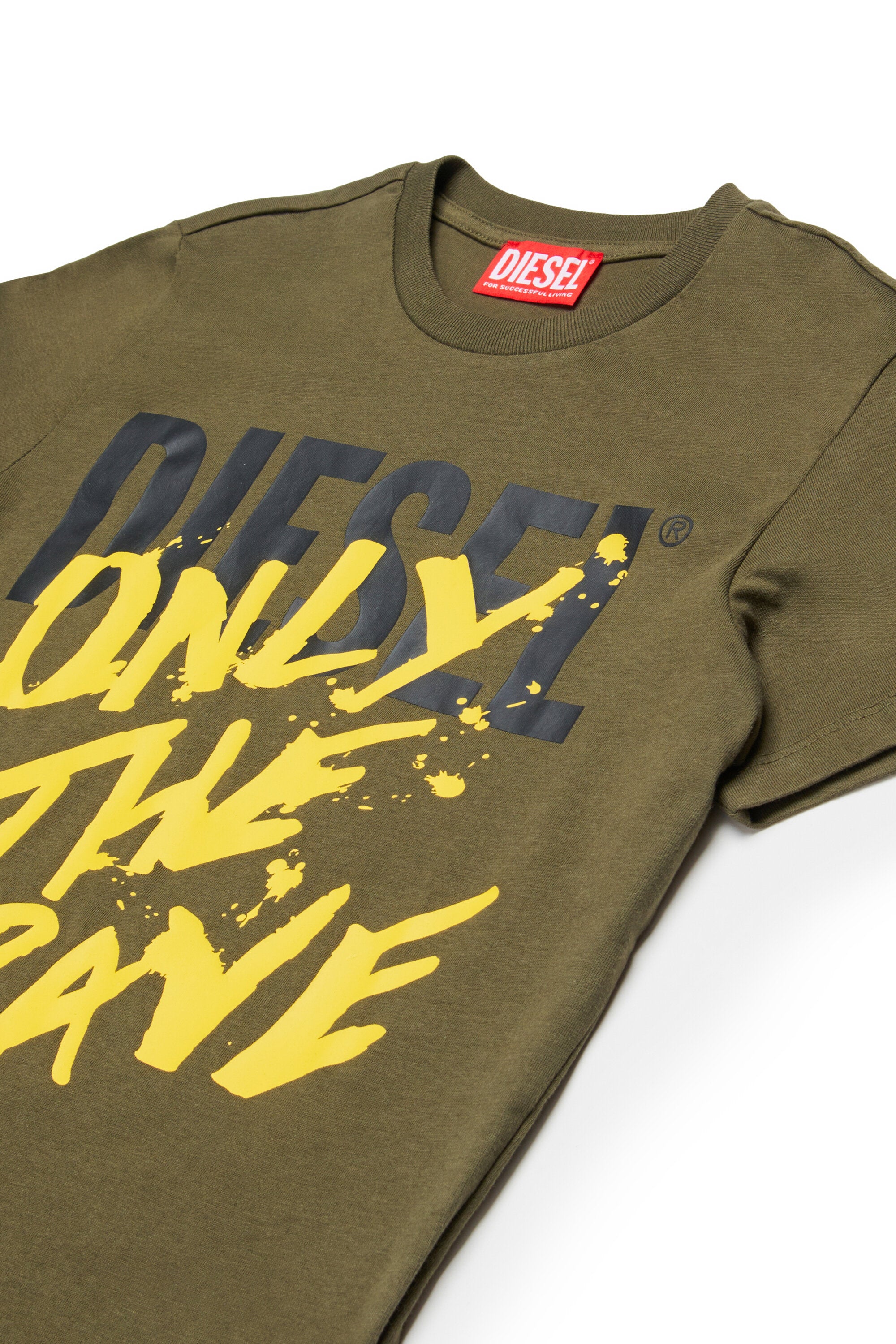 Camiseta de punto con logo Diesel Only the Brave