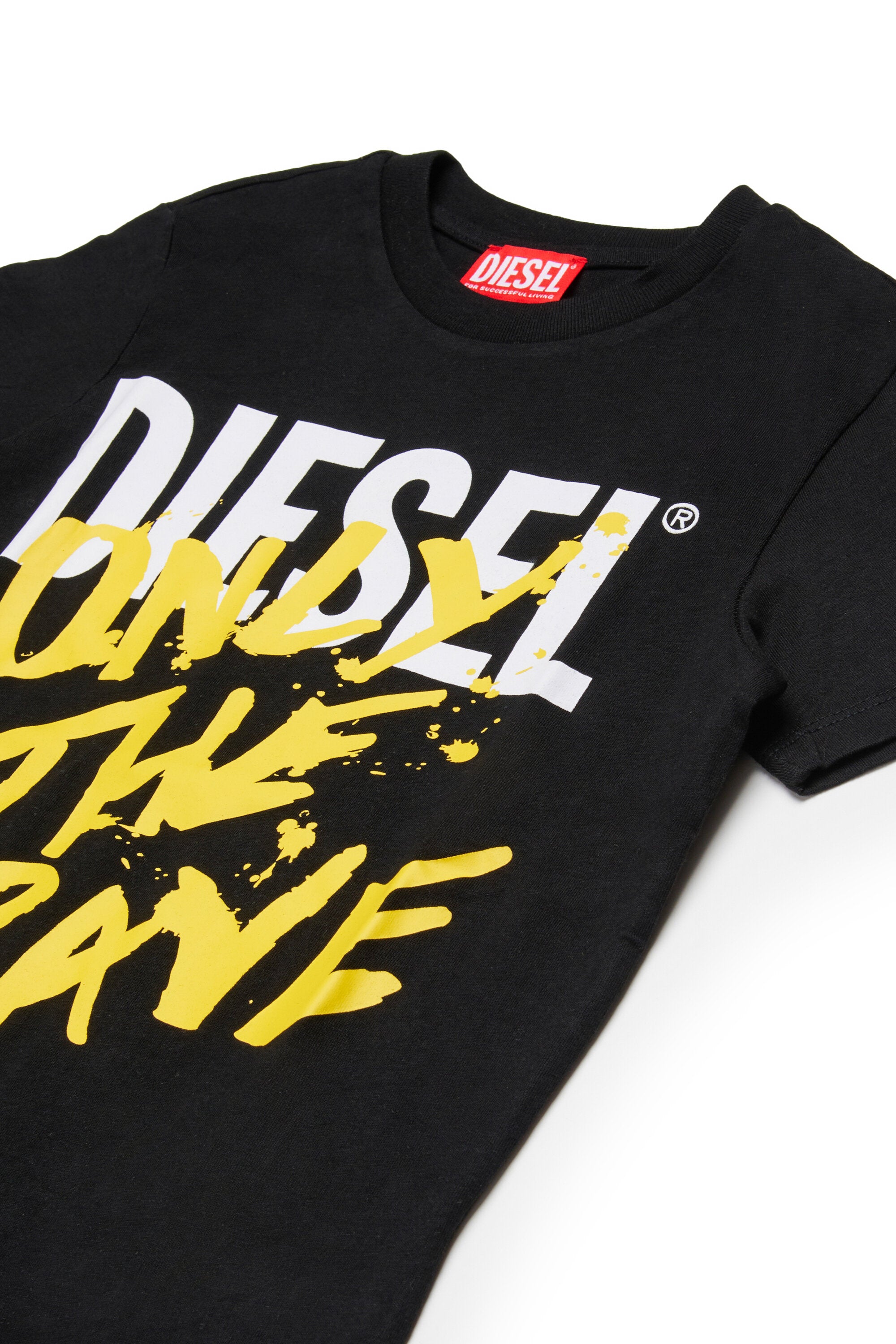 Camiseta de punto con logo Diesel Only the Brave