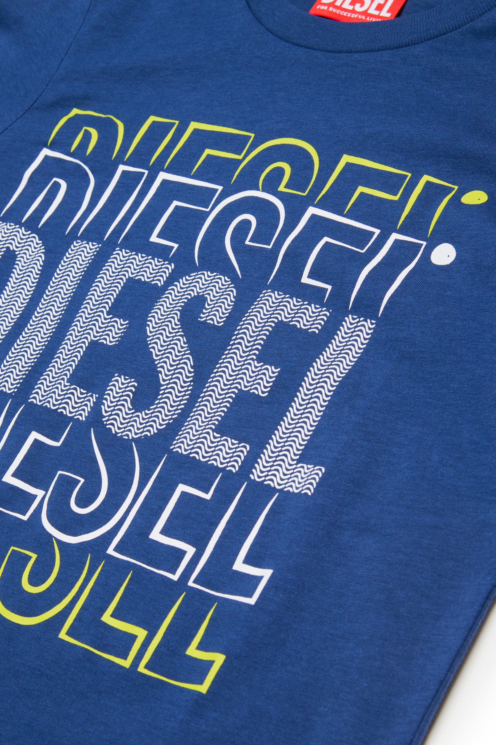 T-shirt in jersey con logo