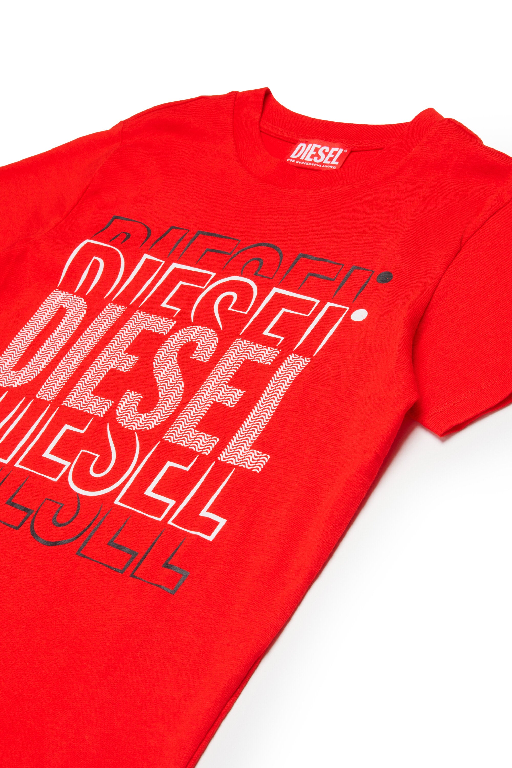 T-shirt in jersey con logo