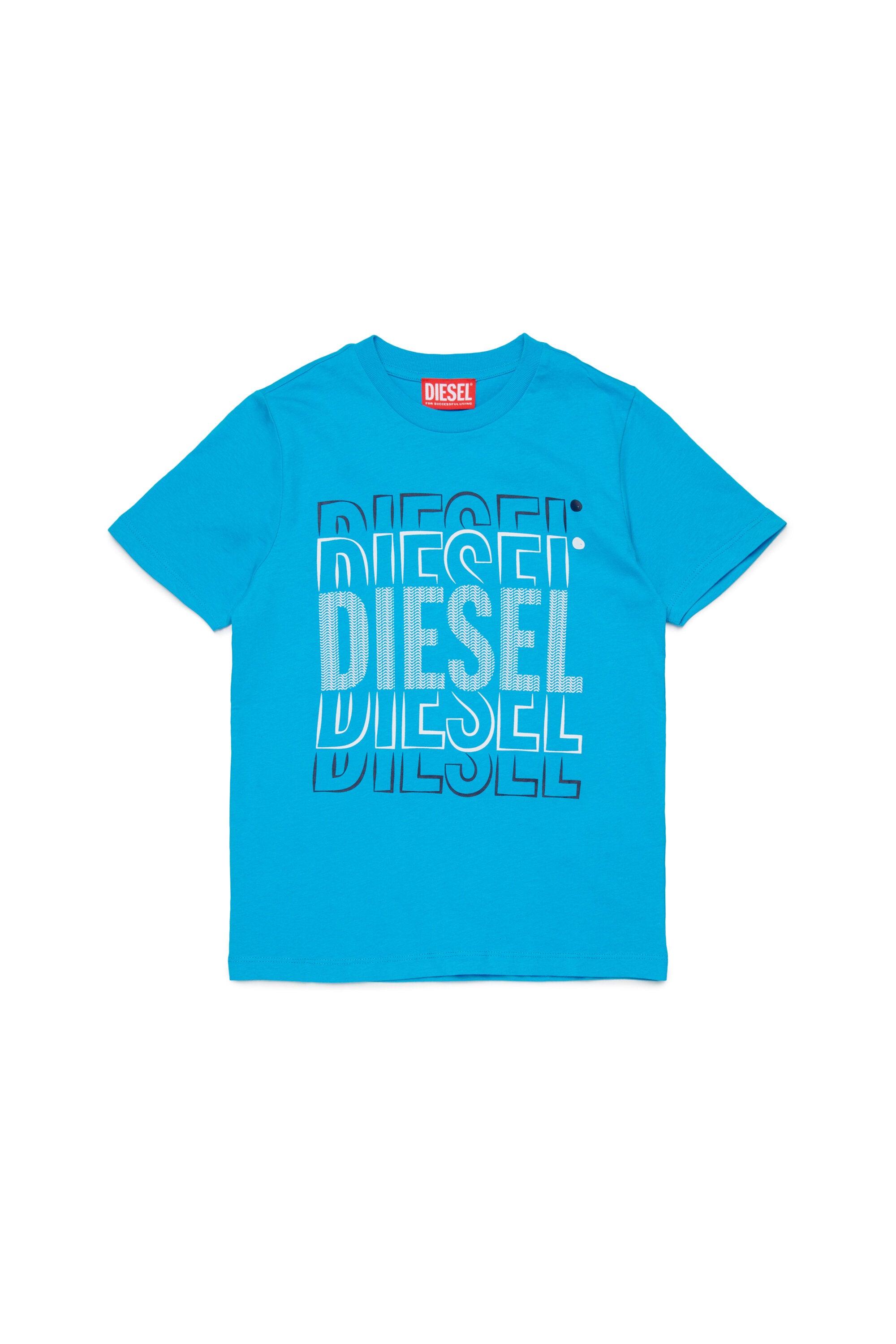 T-shirt in jersey con logo