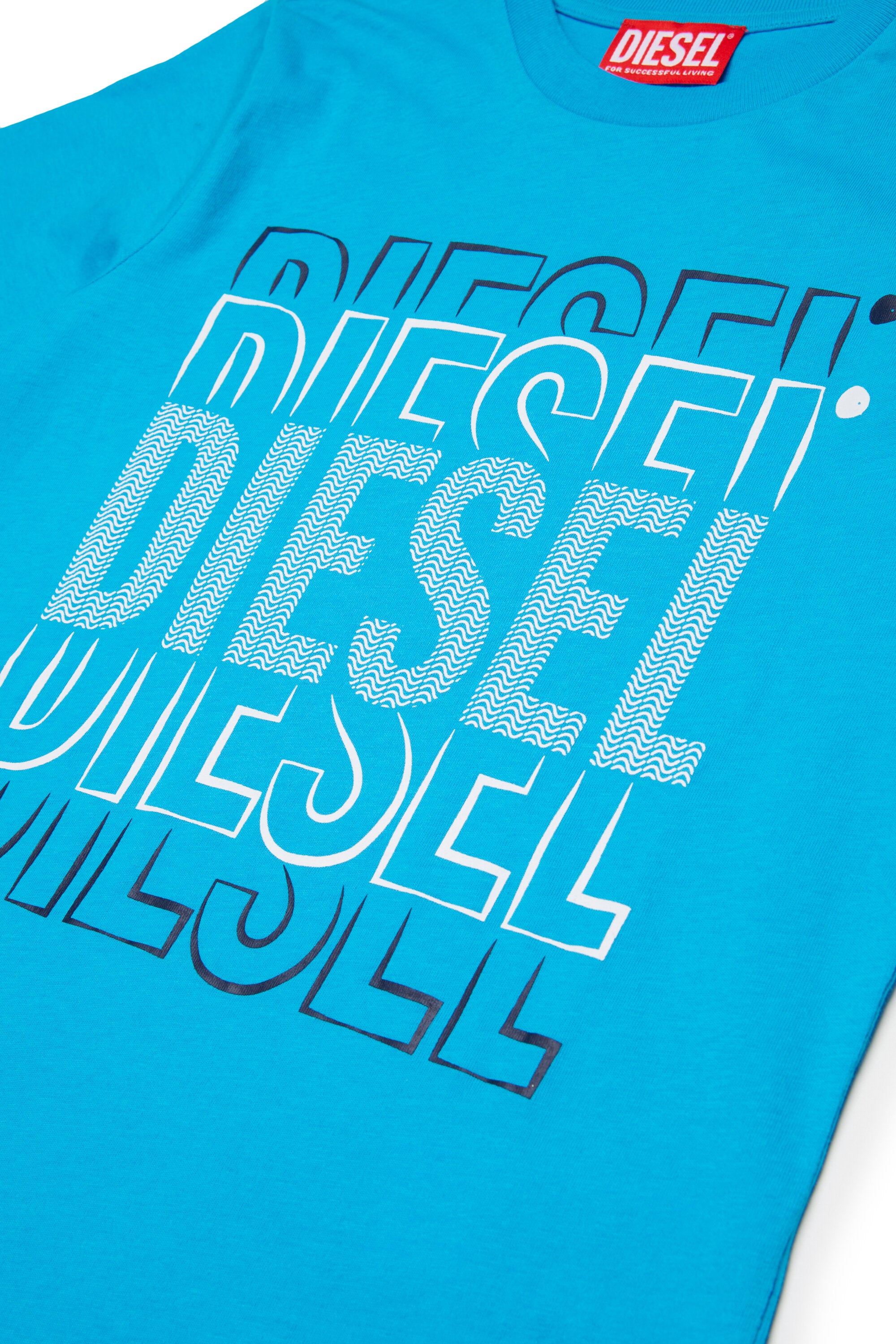 T-shirt in jersey con logo