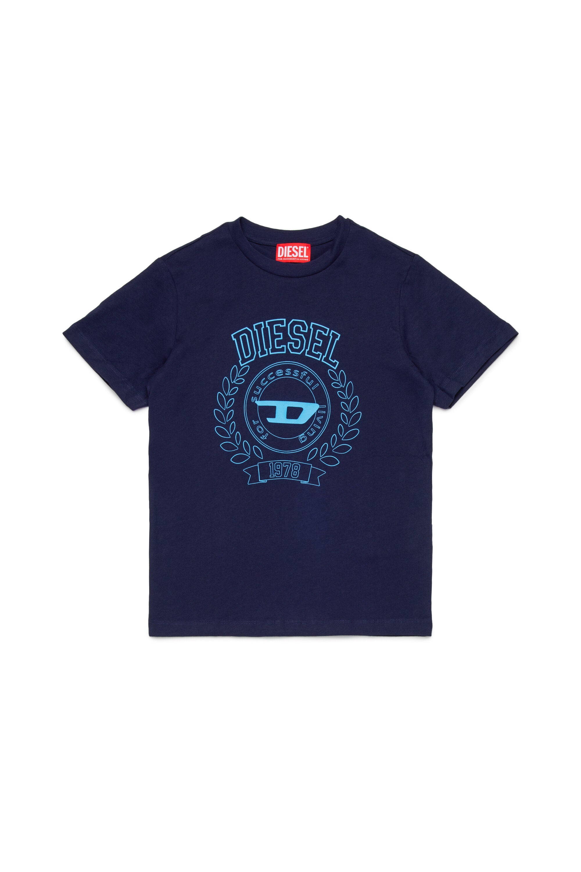 T-shirt in jersey con logo