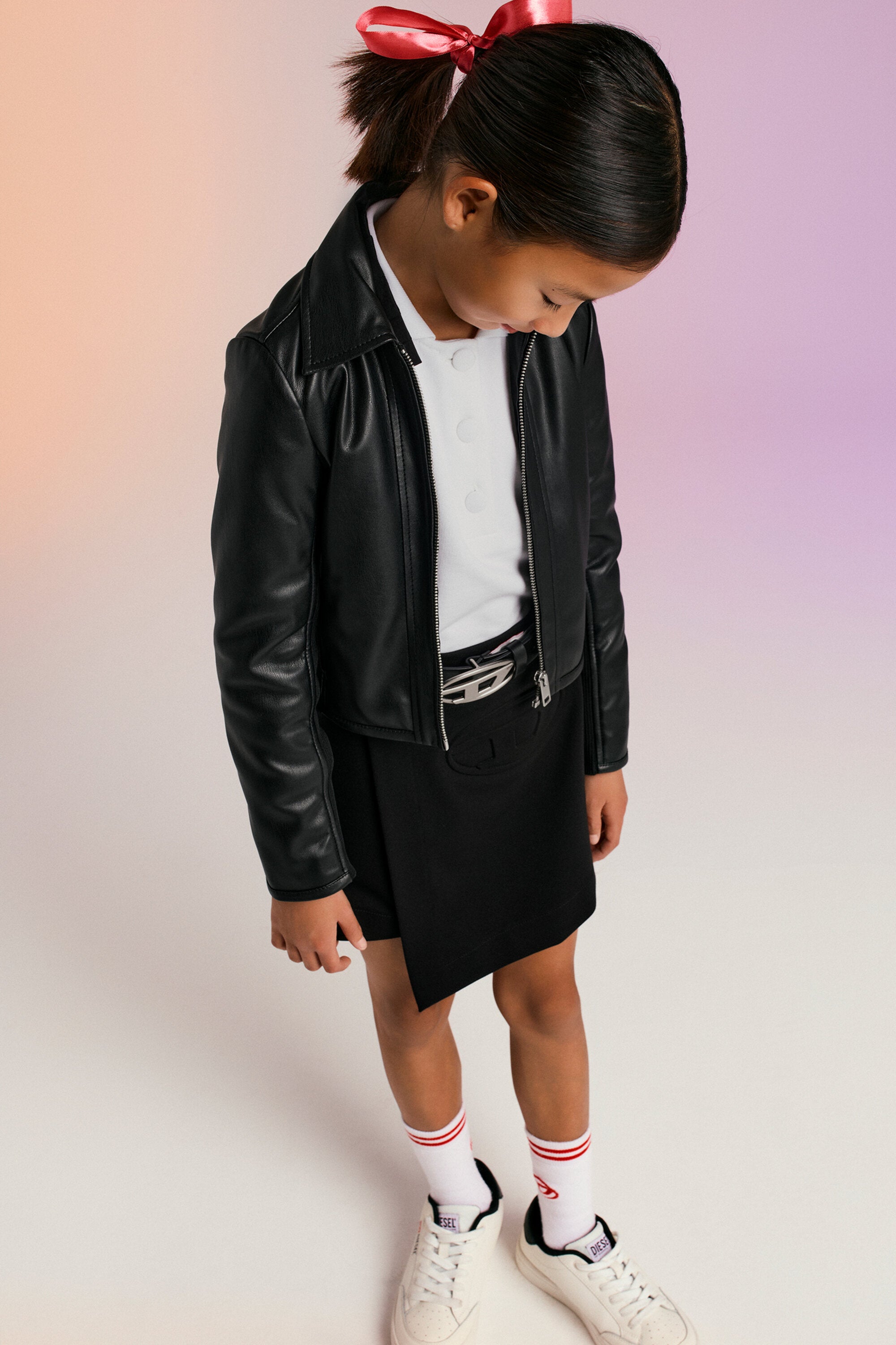 Jacke aus Glanzbeschichtetes Gewebe