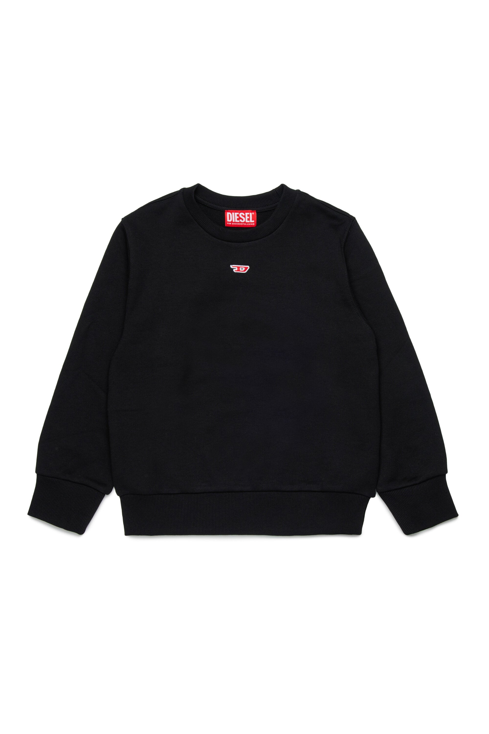 Crew-neck sweatshirt with patch
