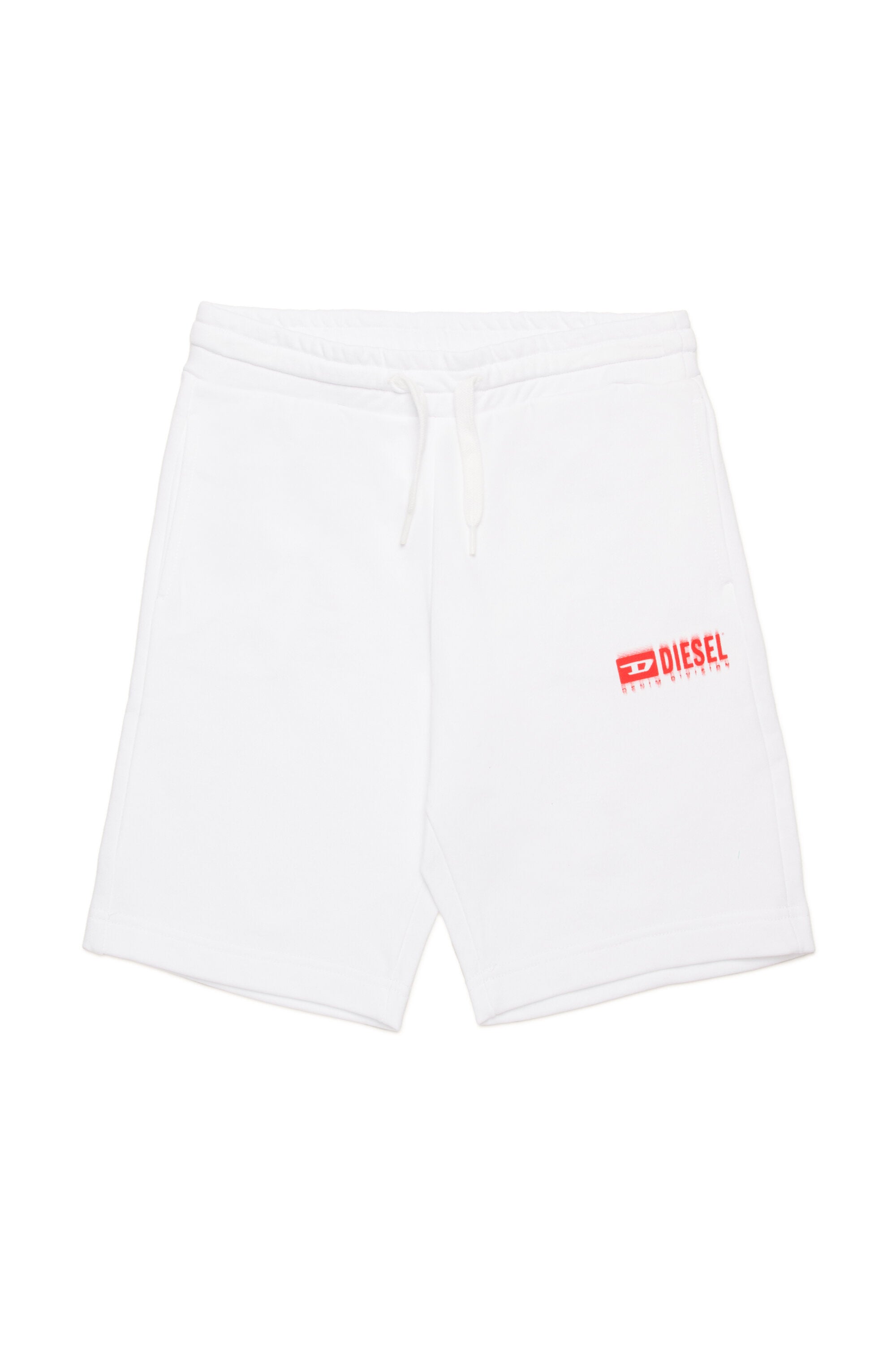 Shorts in felpa con logo degradé