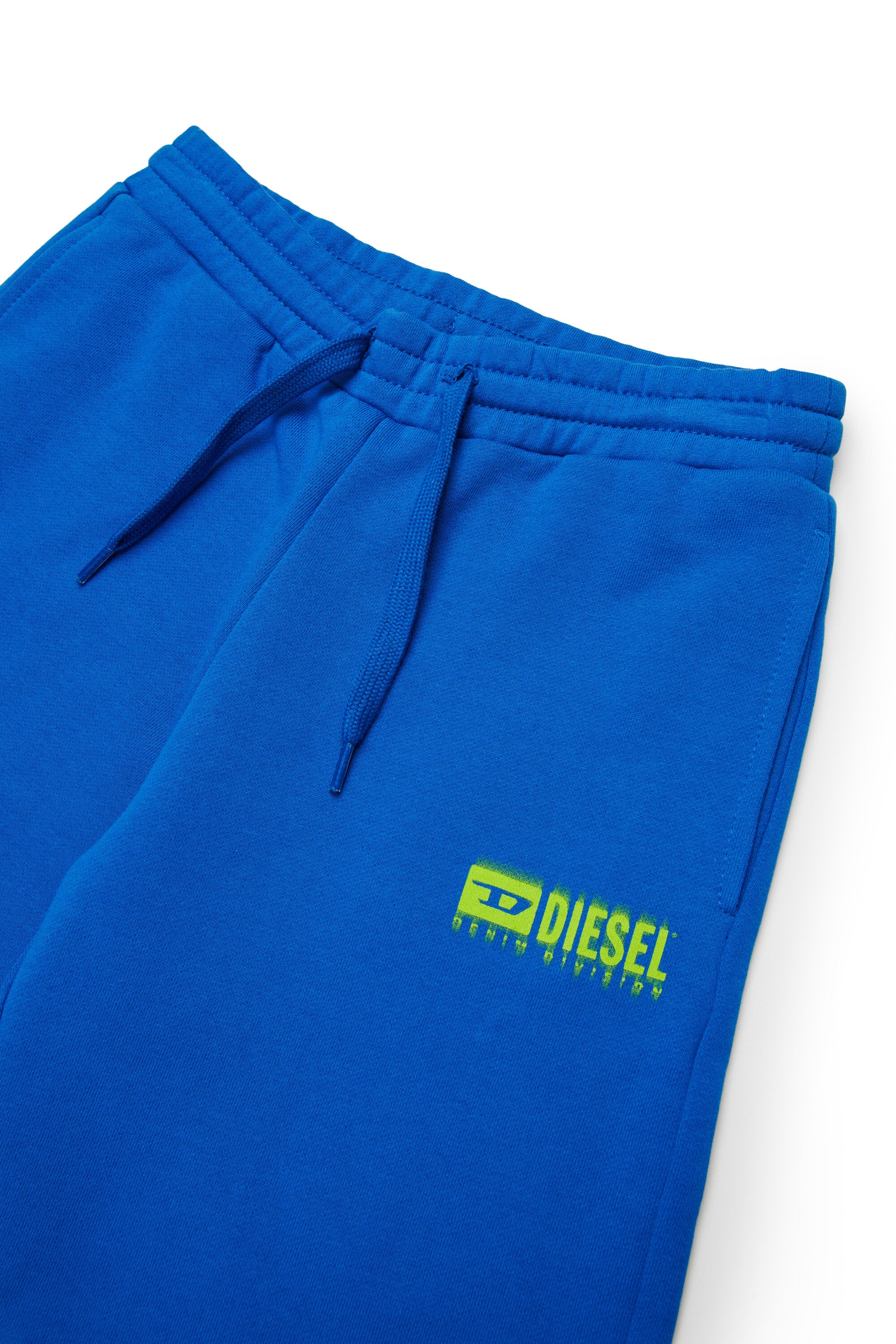 Fleece shorts with logo