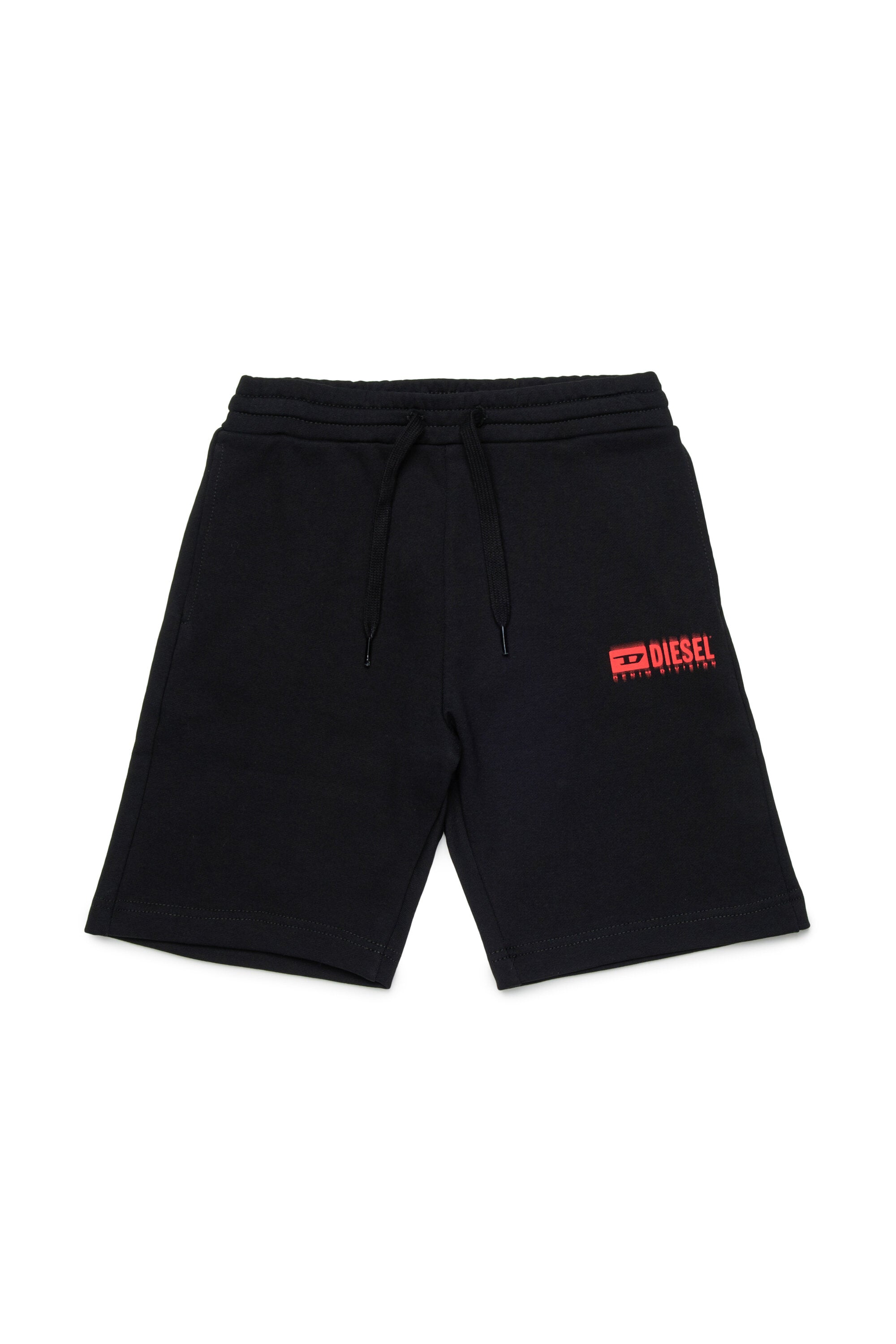 Shorts in felpa con logo degradé