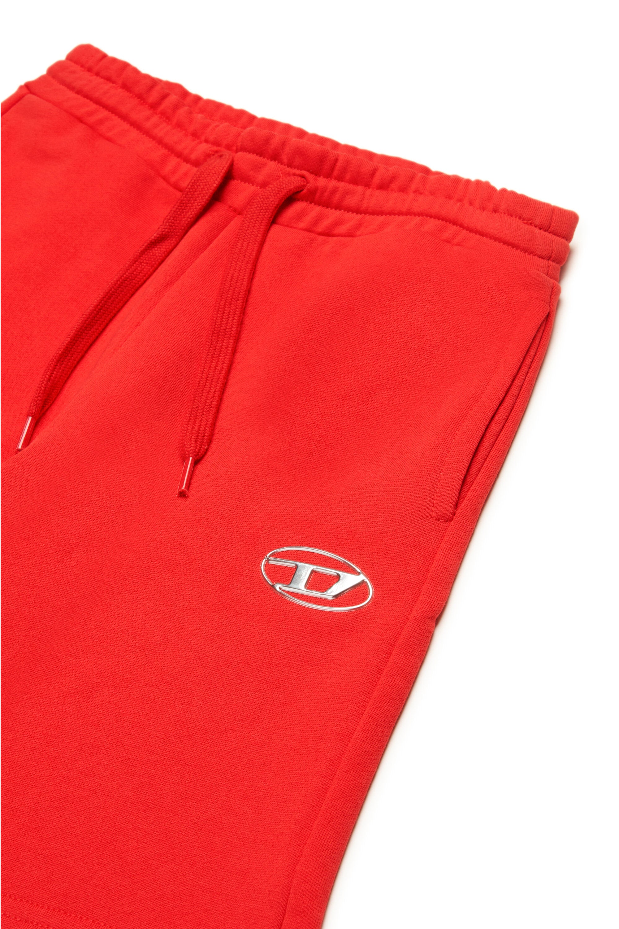 Shorts in felpa con logo Oval D