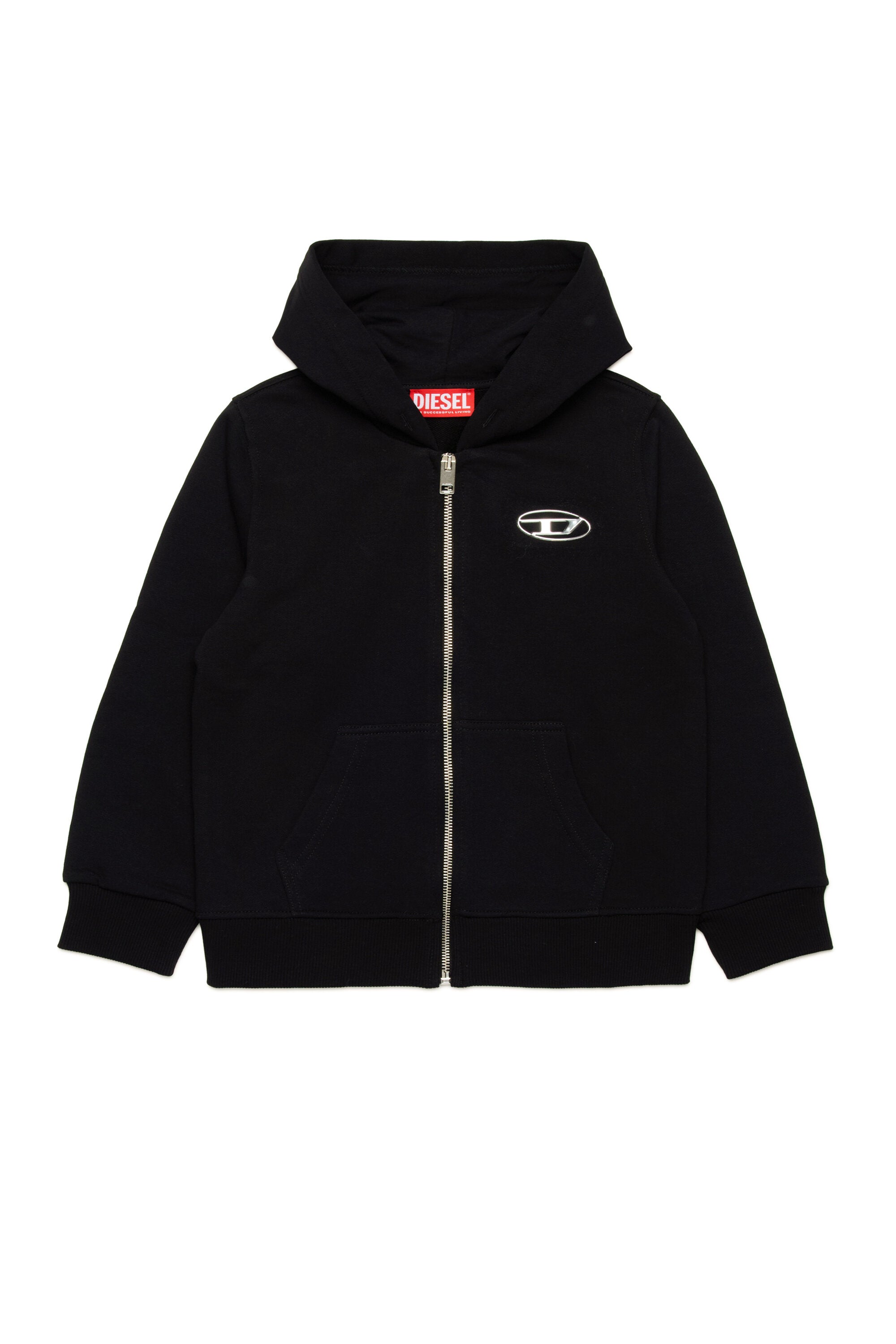 Hooded sweatshirt with Oval D logo