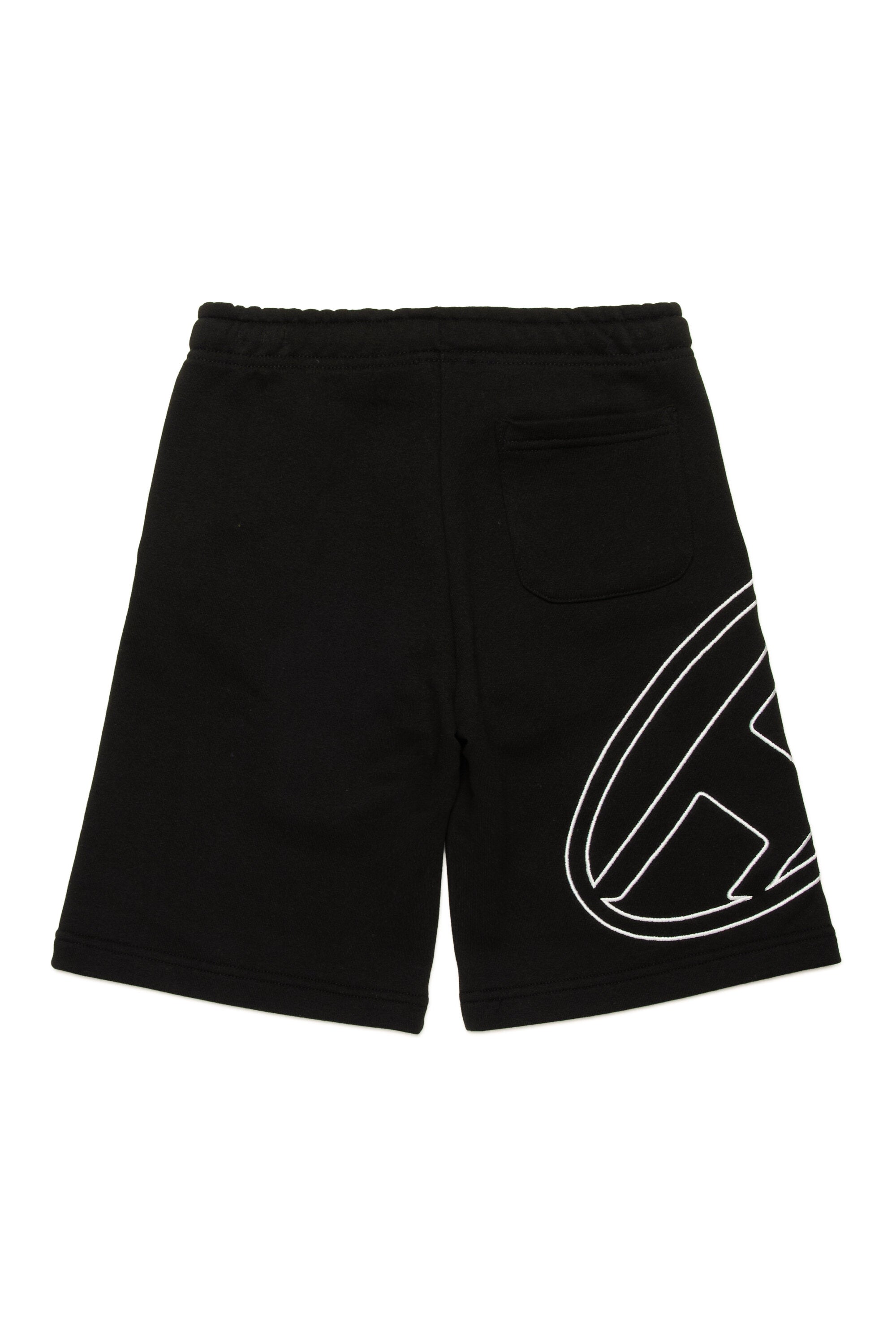 Short en polaire avec maxi logo Oval D