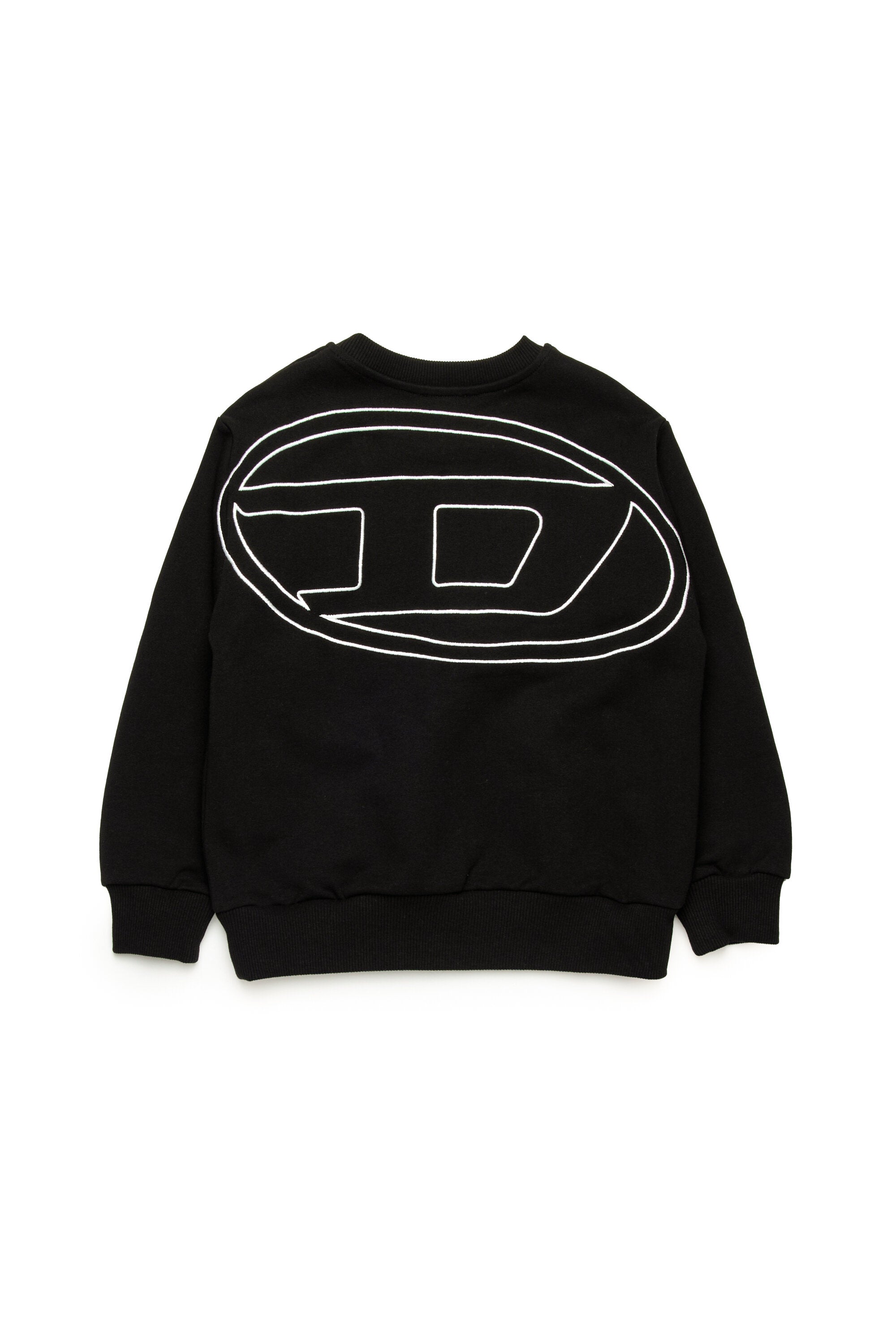 Sweatshirt mit Rundhalsausschnitt und großem Oval D-Logo