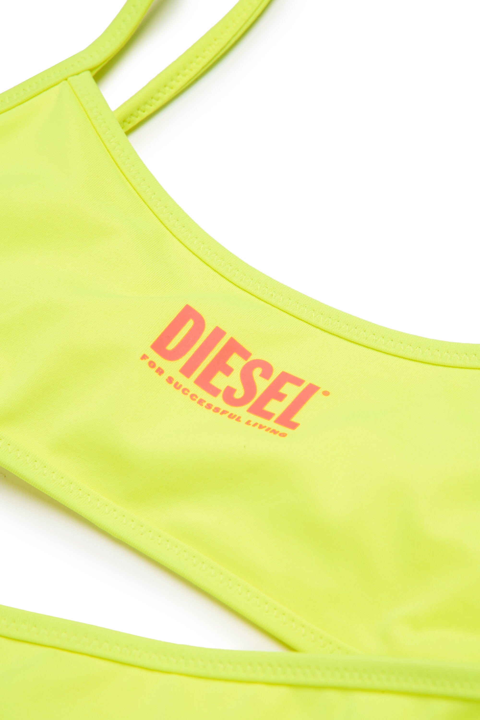 Maillot de bain bikini fluo avec logo institutionnel