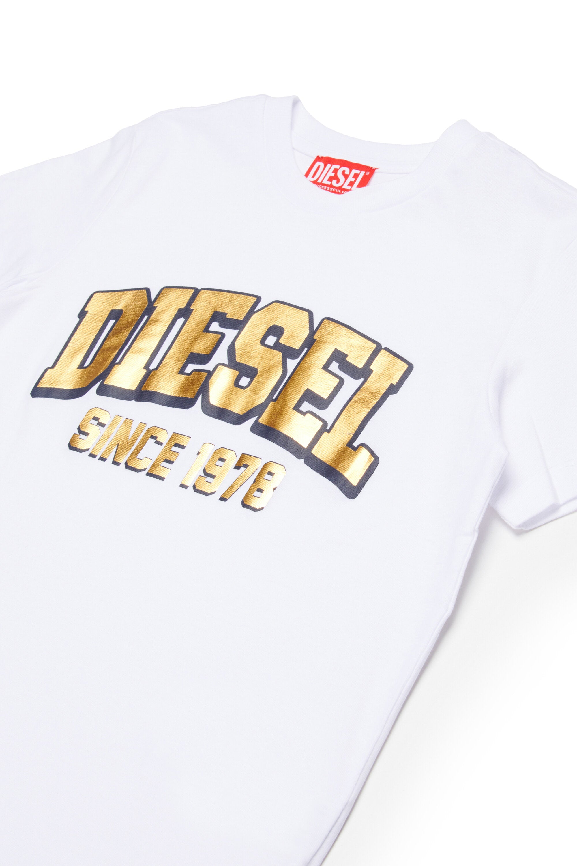 T-shirt in jersey con logo