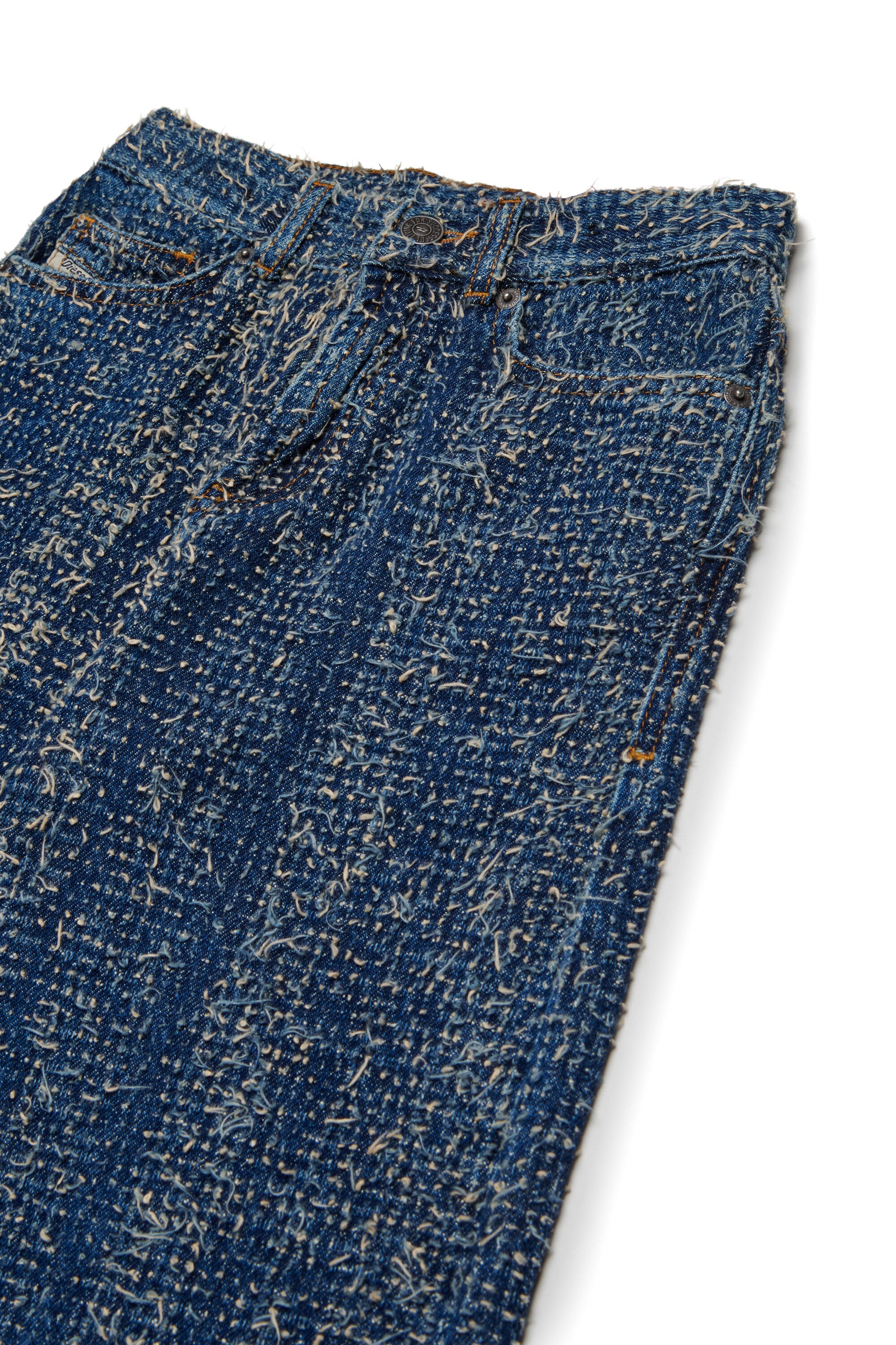 Jeans relaxed effetto bouclé - D-Argjx