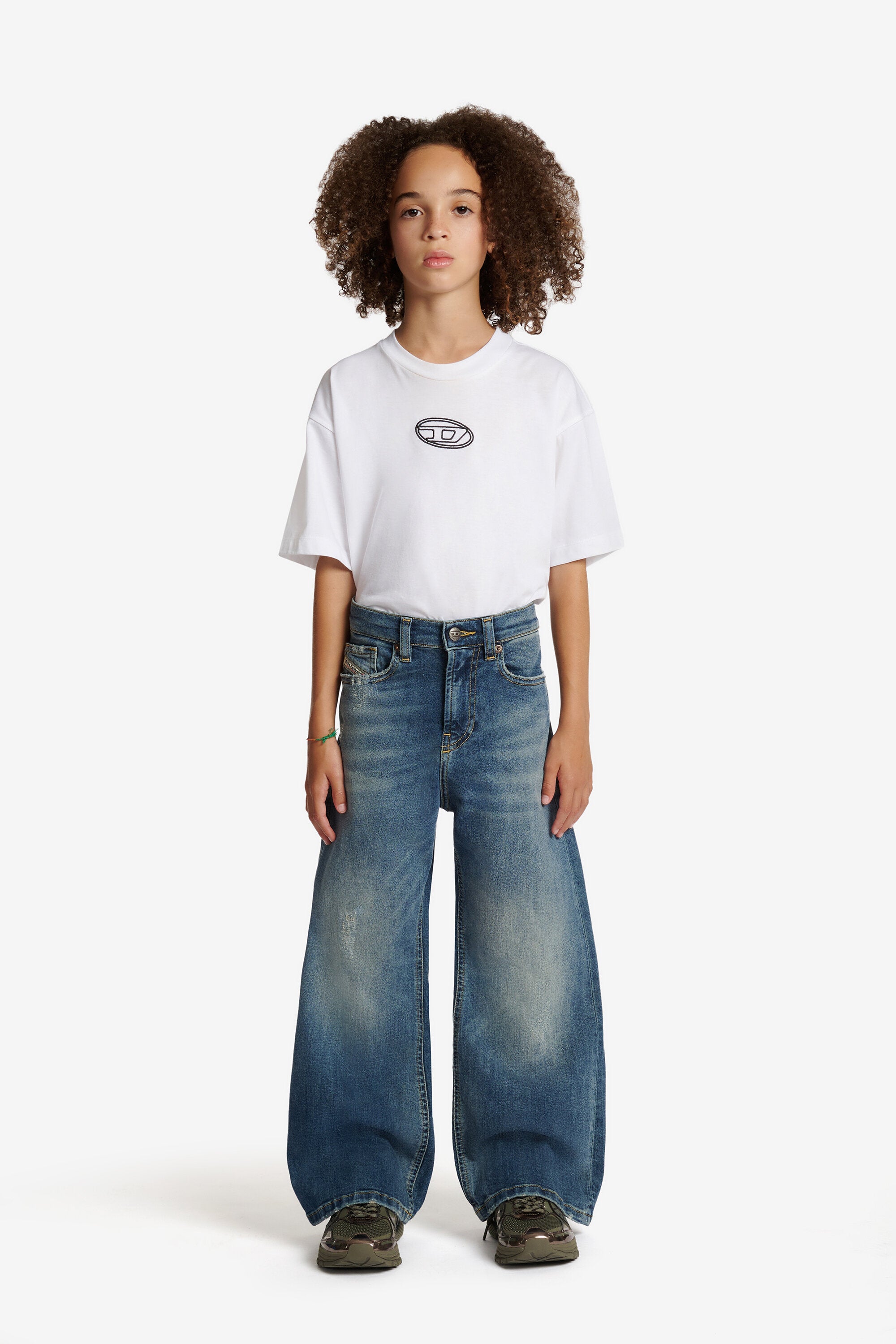 Relaxed-Fit-Jeans mit mittelblauer Waschung - D-Argjx