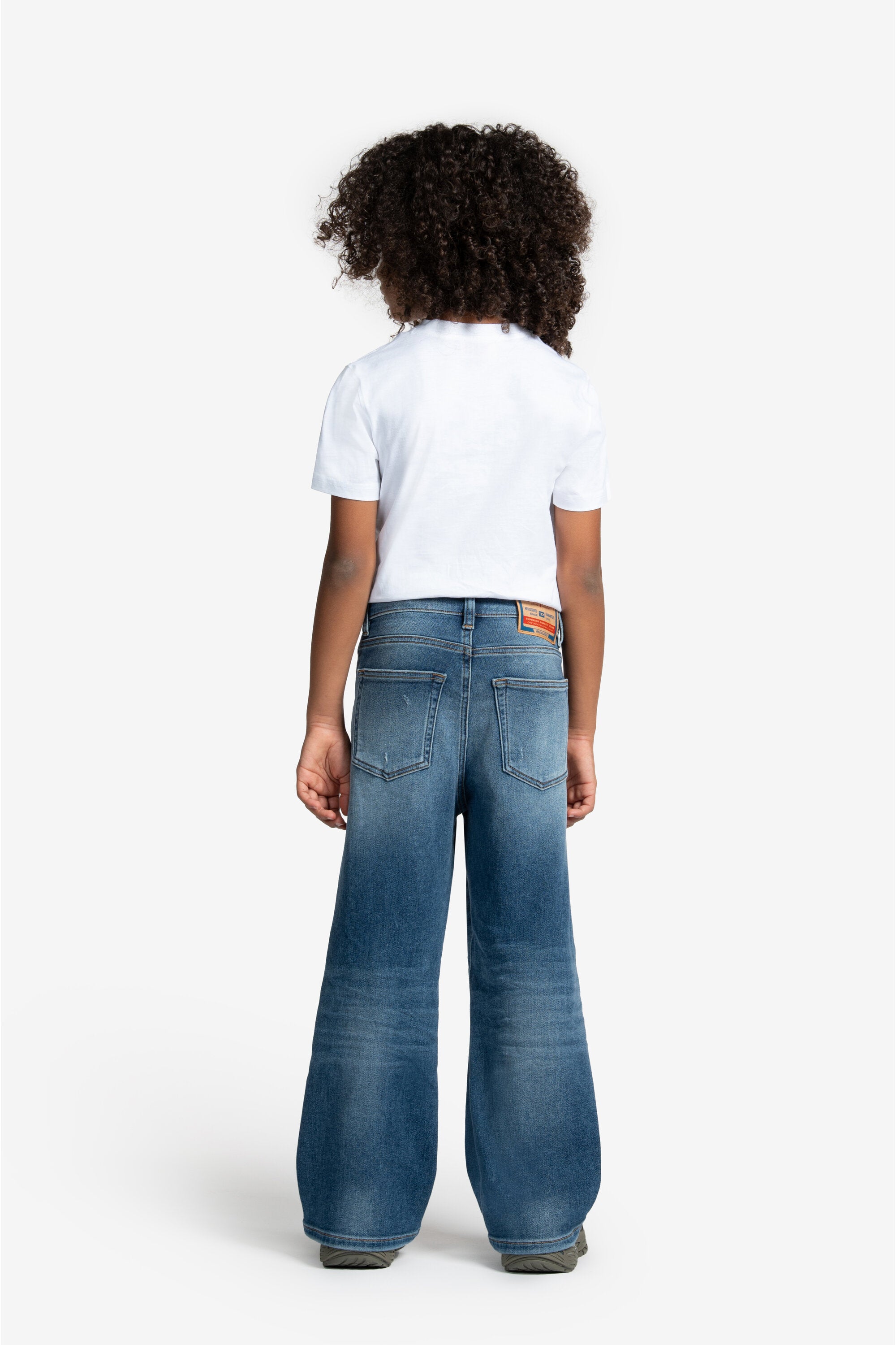 JoggJeans® relaxed azul medio con abrasiones - D-Argjx