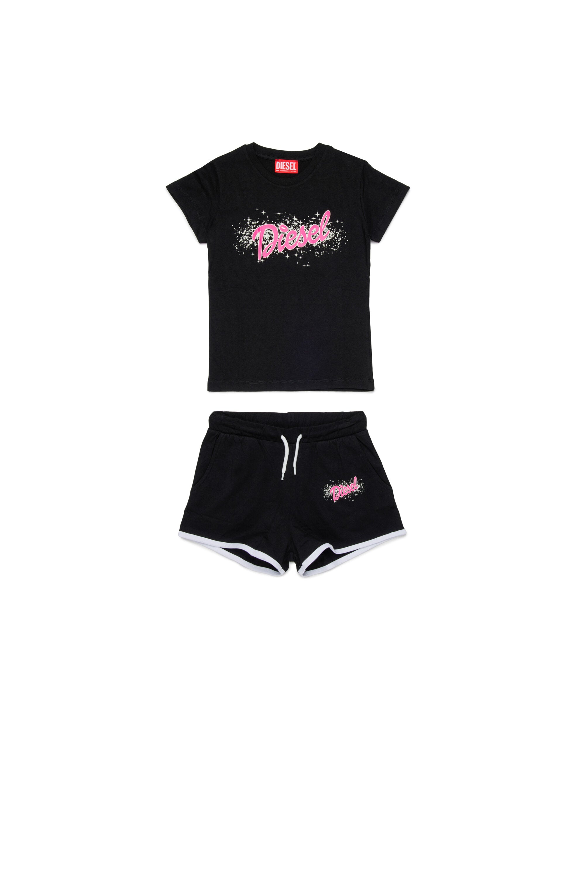 Set aus Jersey-T-Shirt und Shorts mit Logo
