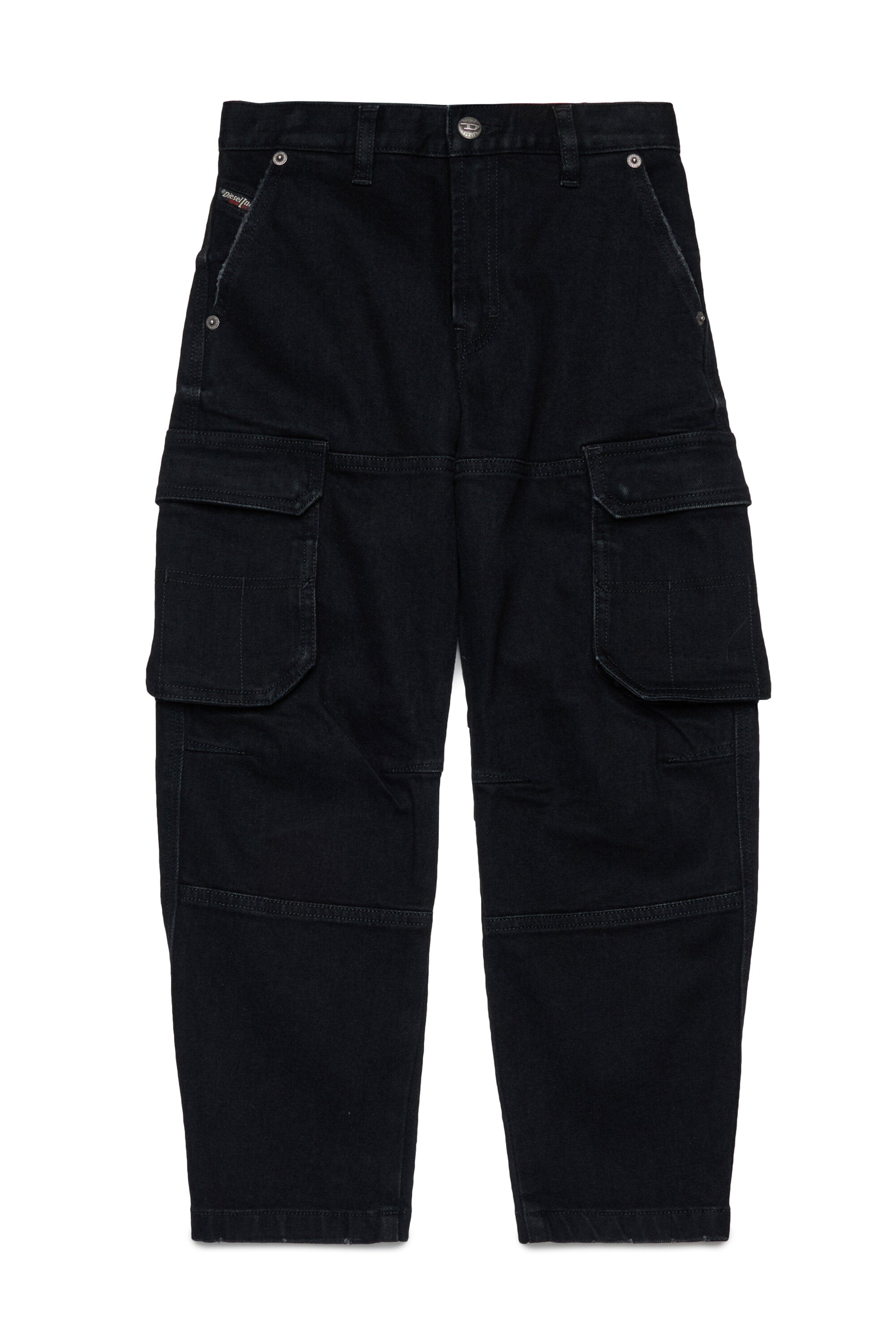 Black relaxed jeans - D-Dave Cargo