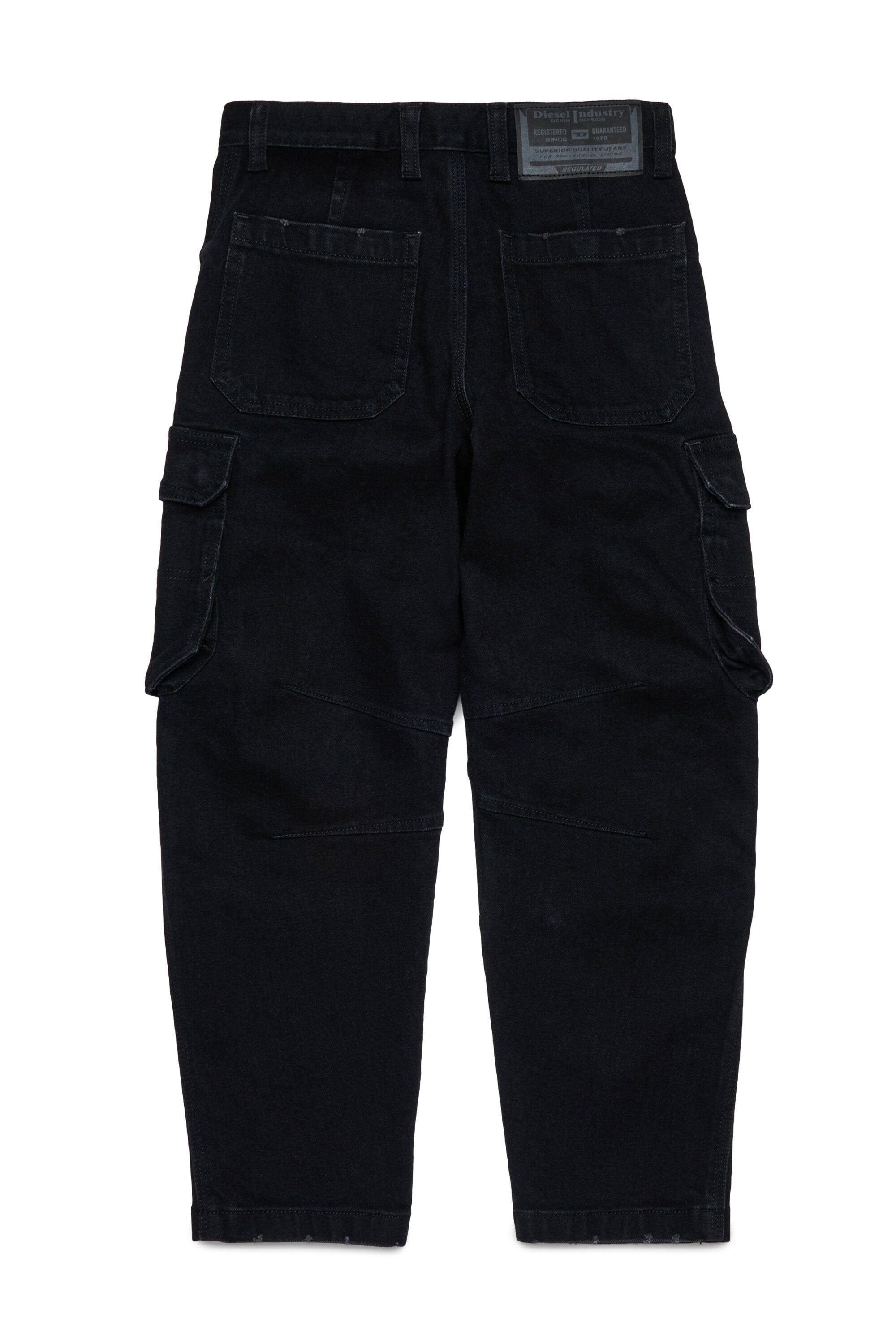 Jeans relaxed nero - D-Dave Cargo