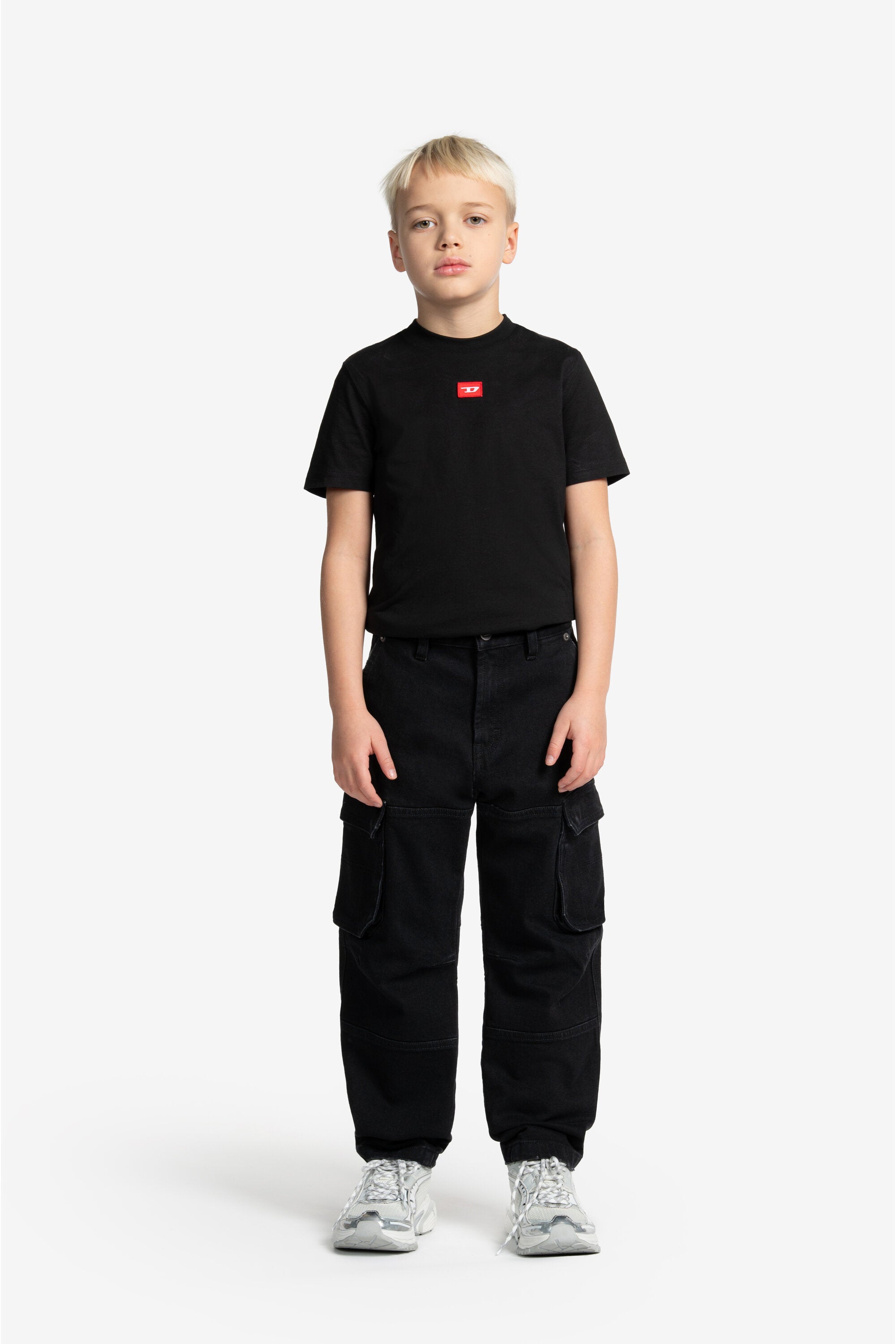 Jeans relaxed nero - D-Dave Cargo