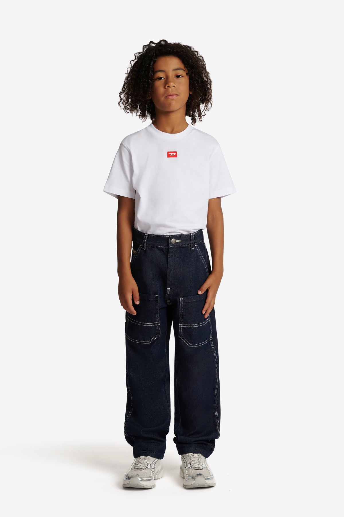 Dark blue regular fit jeans - D-Berr