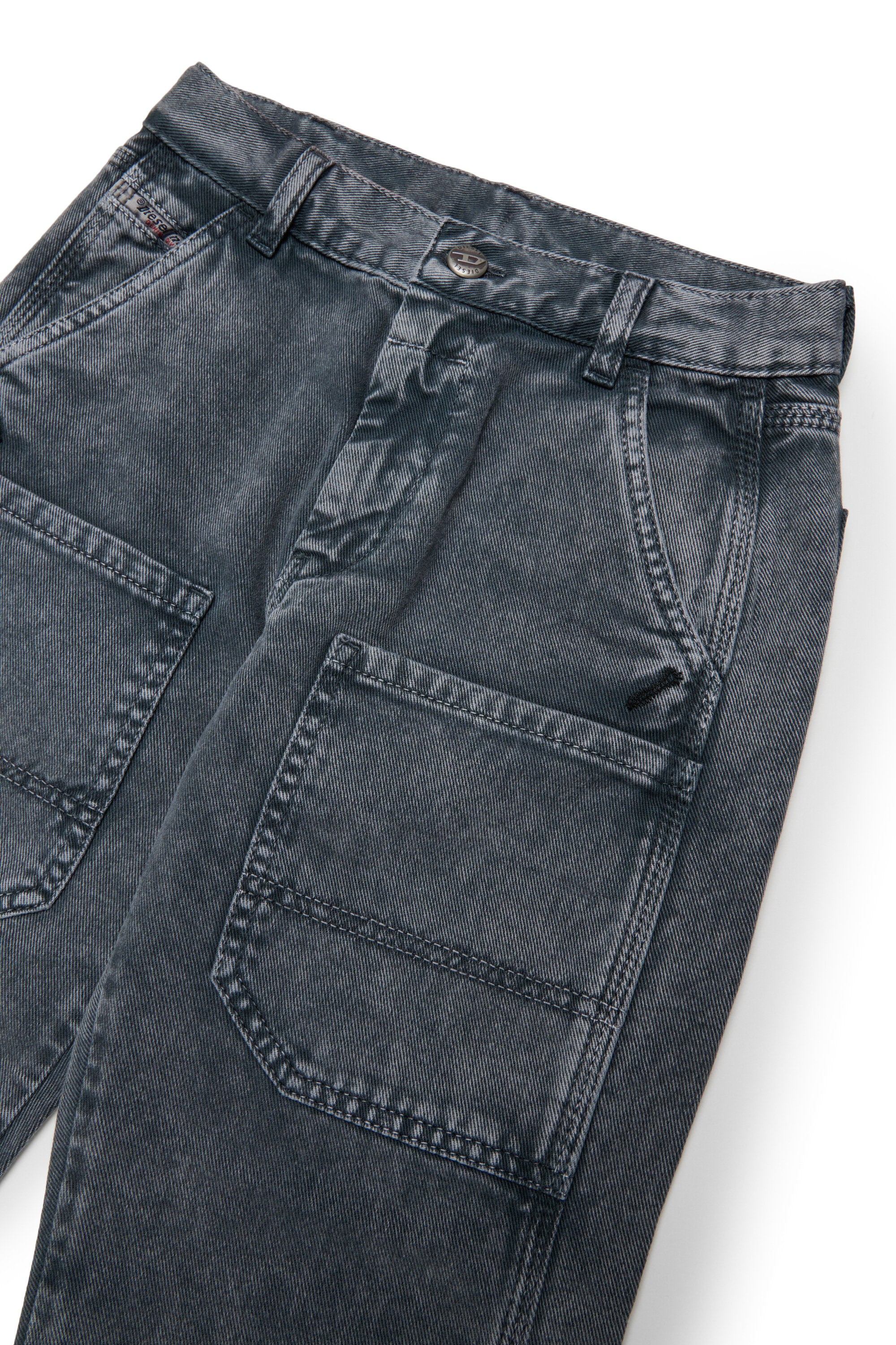 Jeans mit Regular-Passform und Washed-Effekt - D-Berr