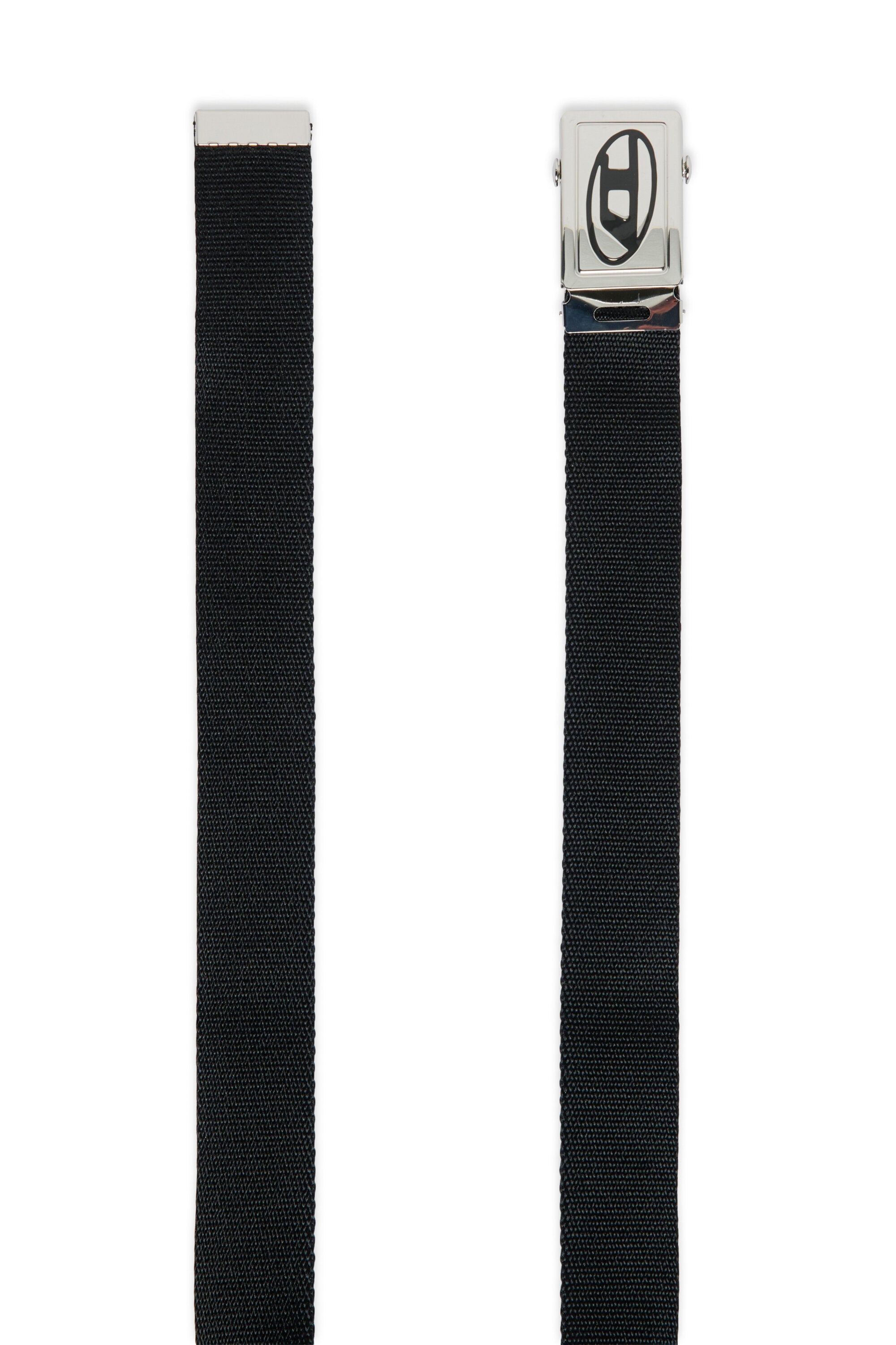 Cintura in canvas con logo Oval D
