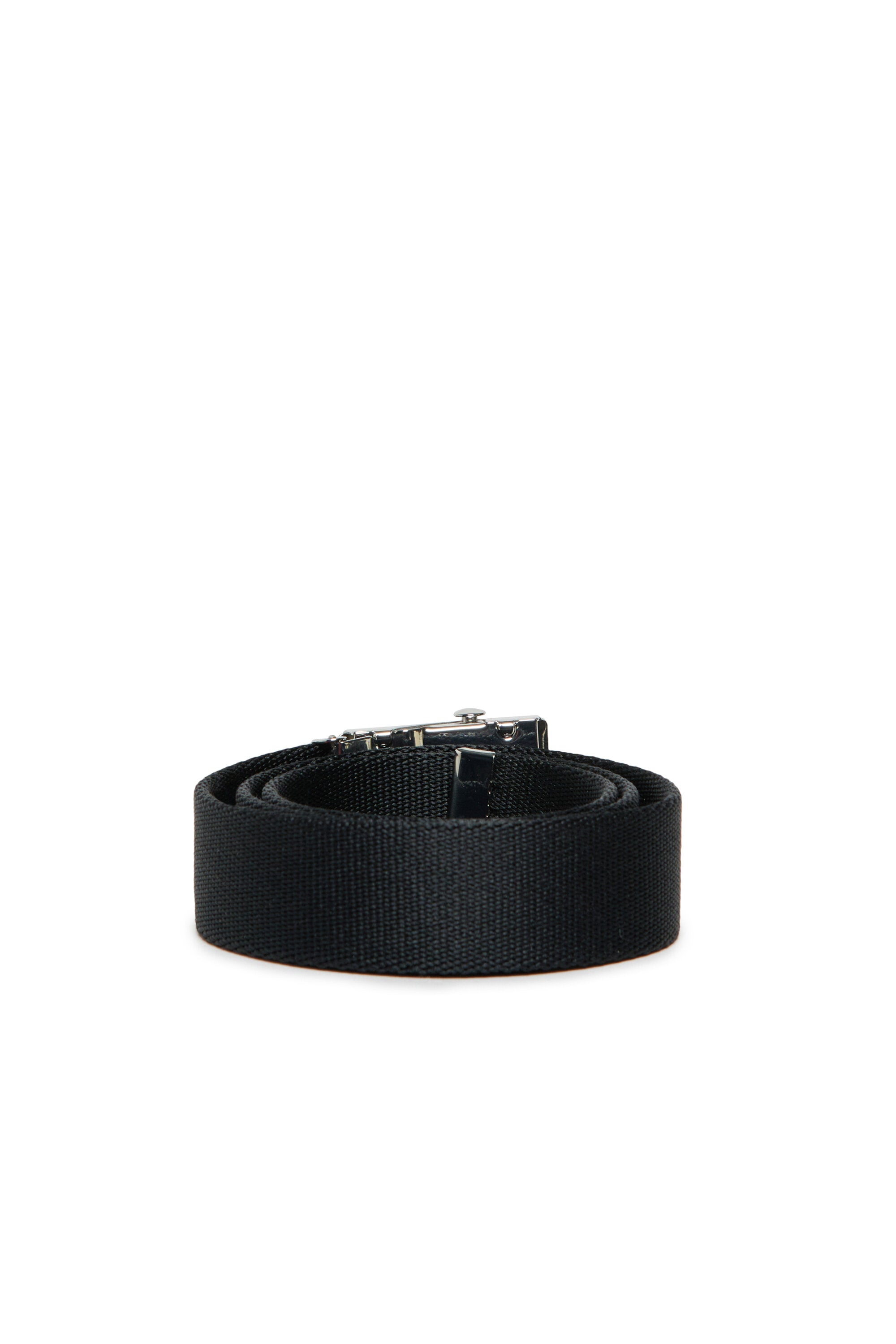 Cintura in canvas con logo Oval D