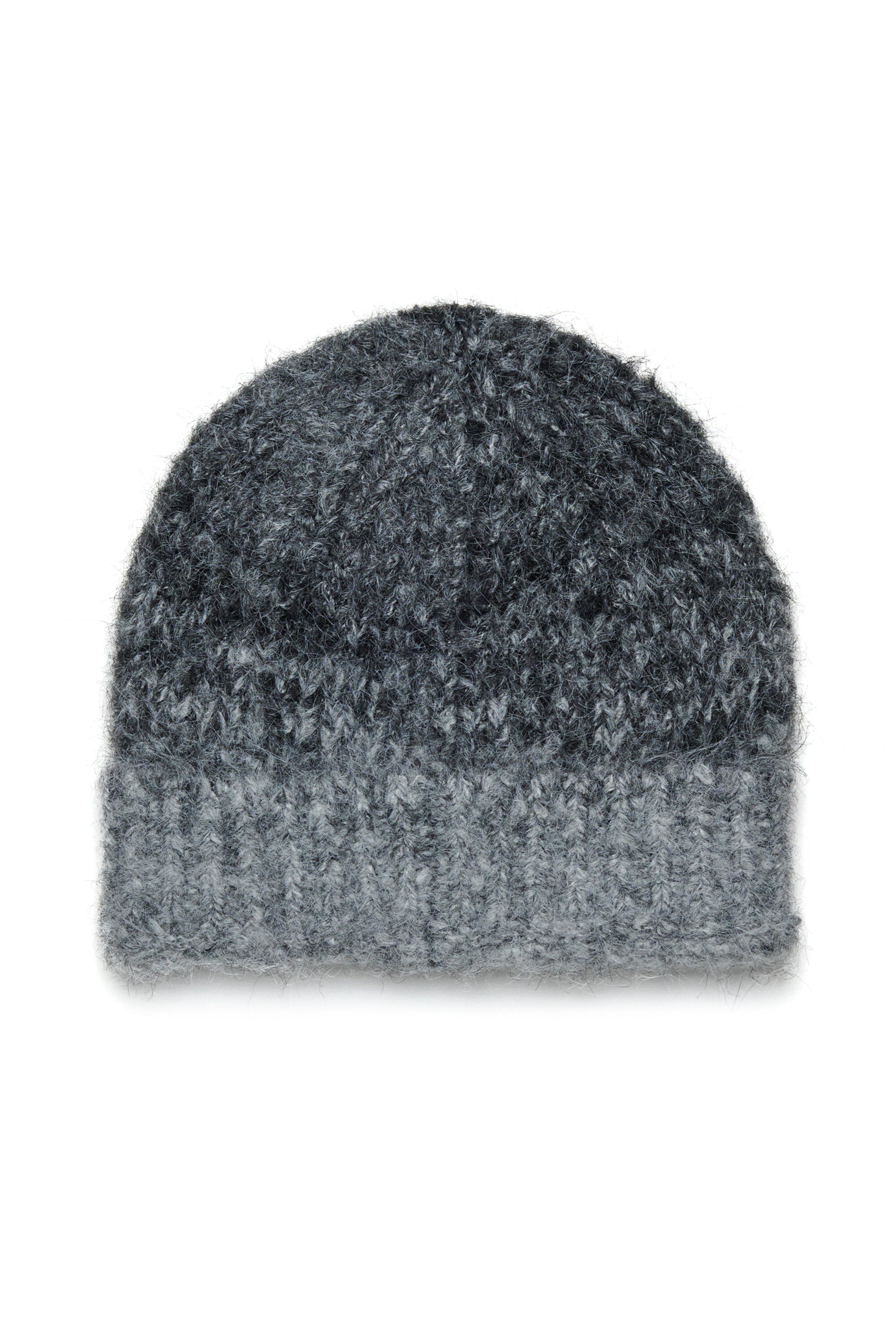 Berretto beanie misto lana e alpaca effetto degradé