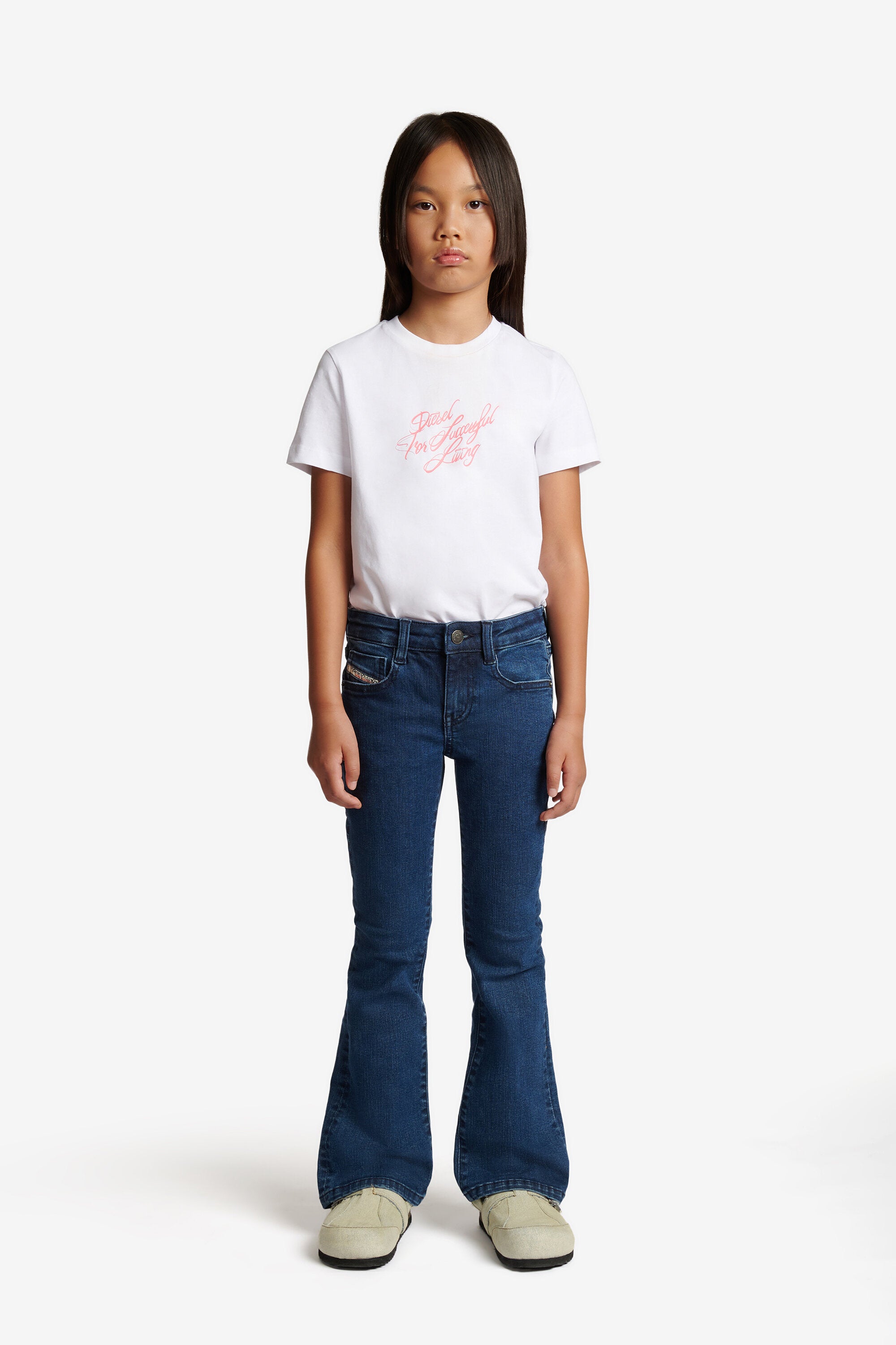 Jean bootcut flare fit bleu moyen - D-Arry