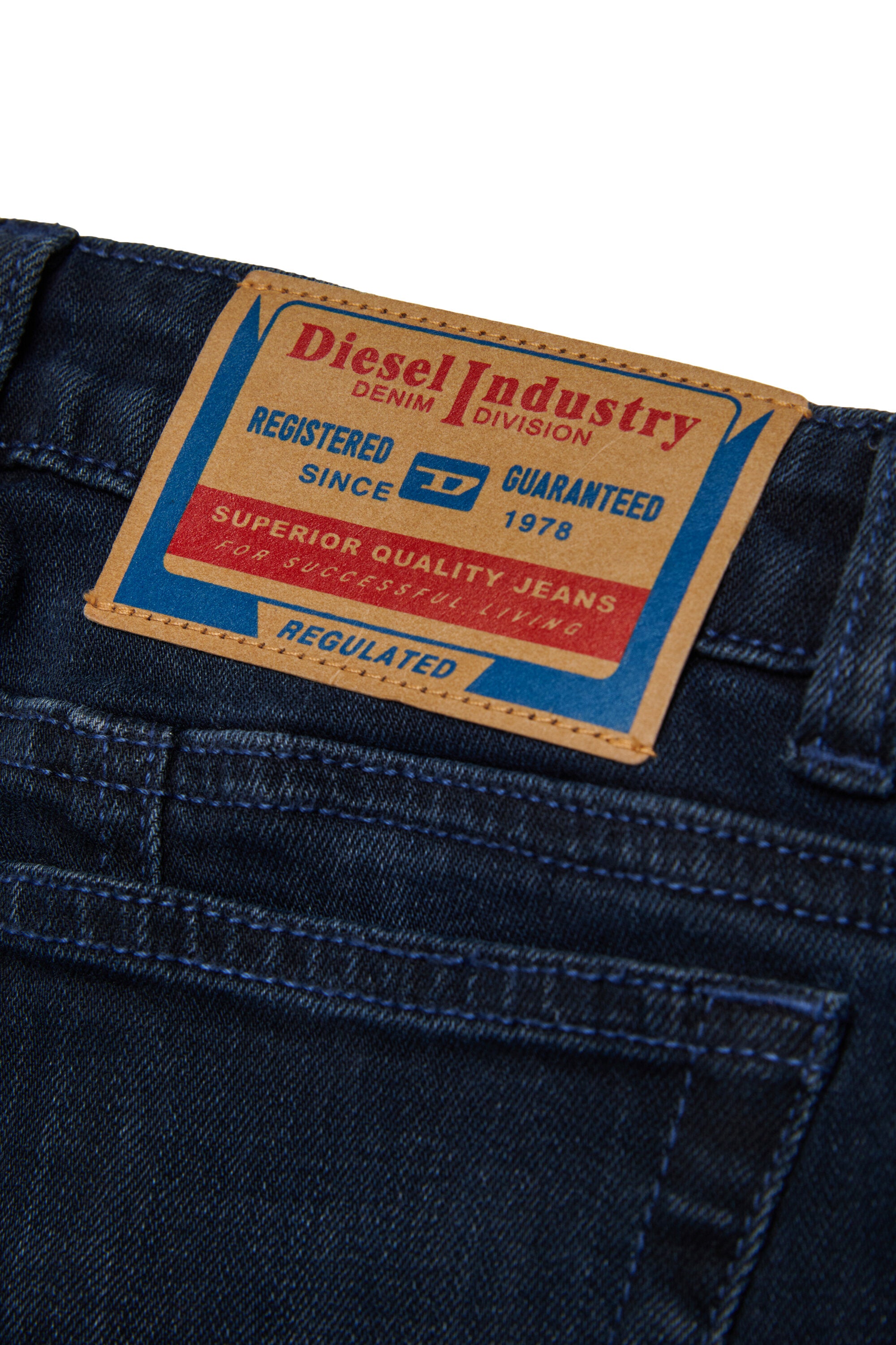 Jeans flare blu-nero sfumato - D-Pam