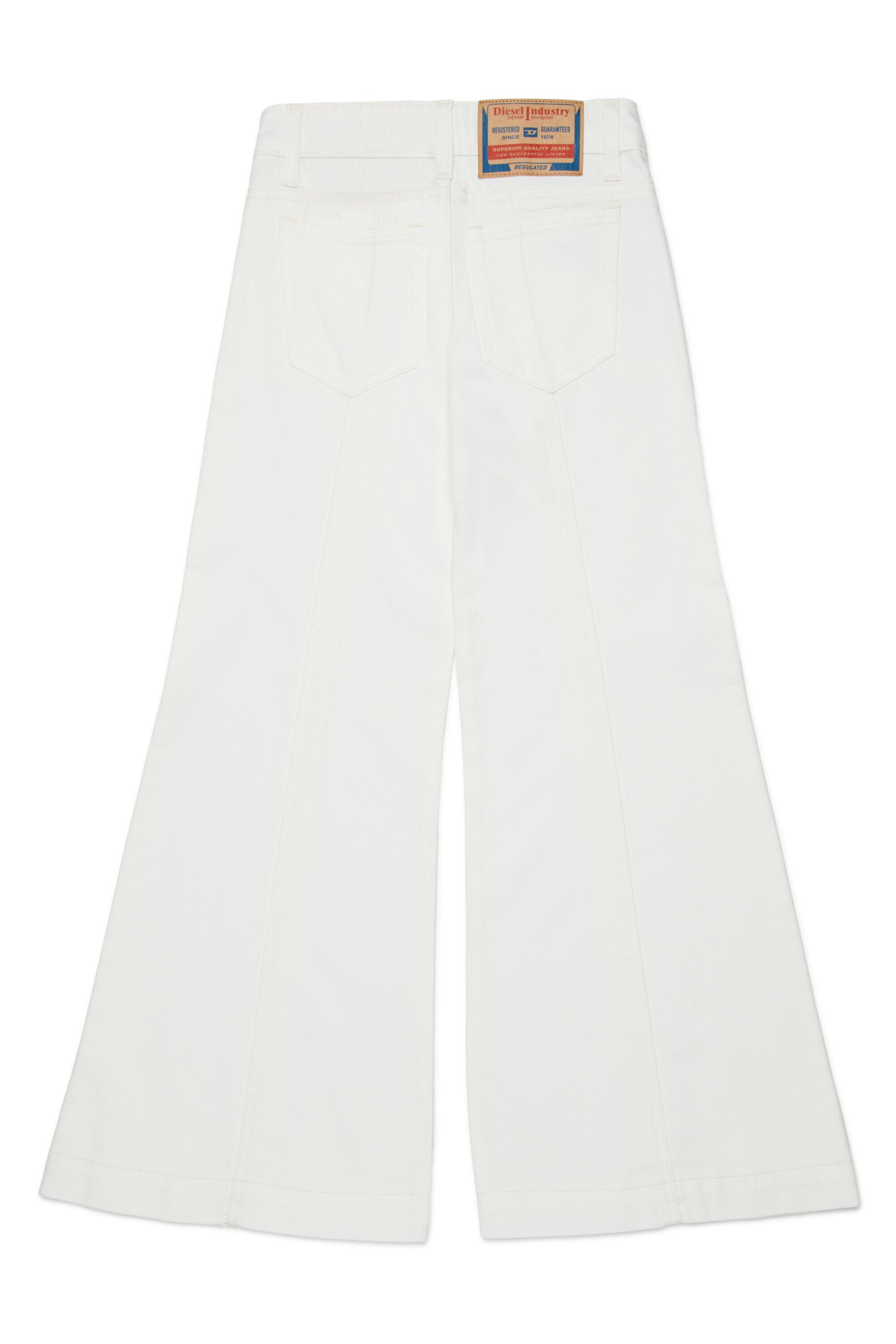 White flare jeans - D-Pam