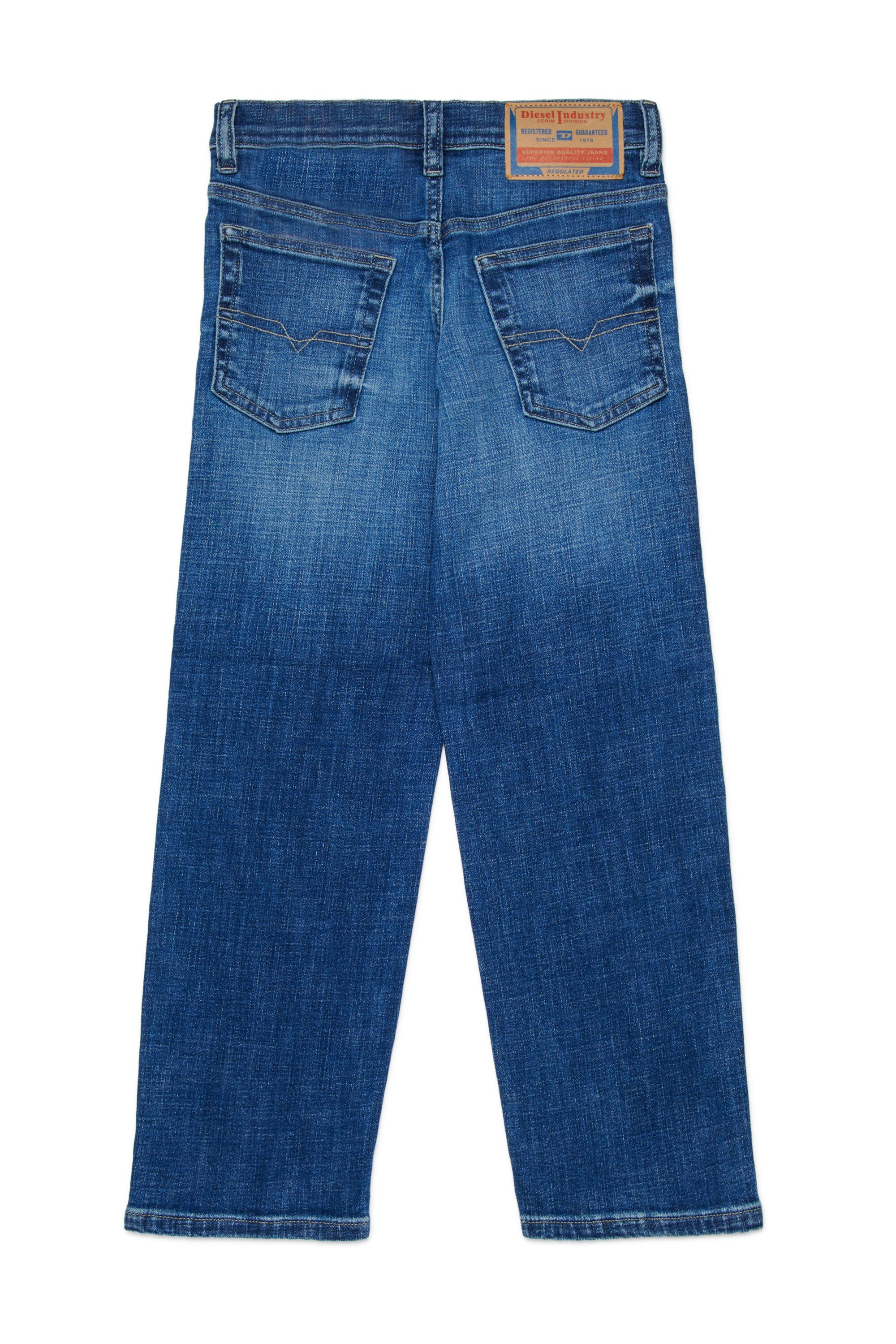 Jeans relaxed fit lavaggio blu medio - D-Maki