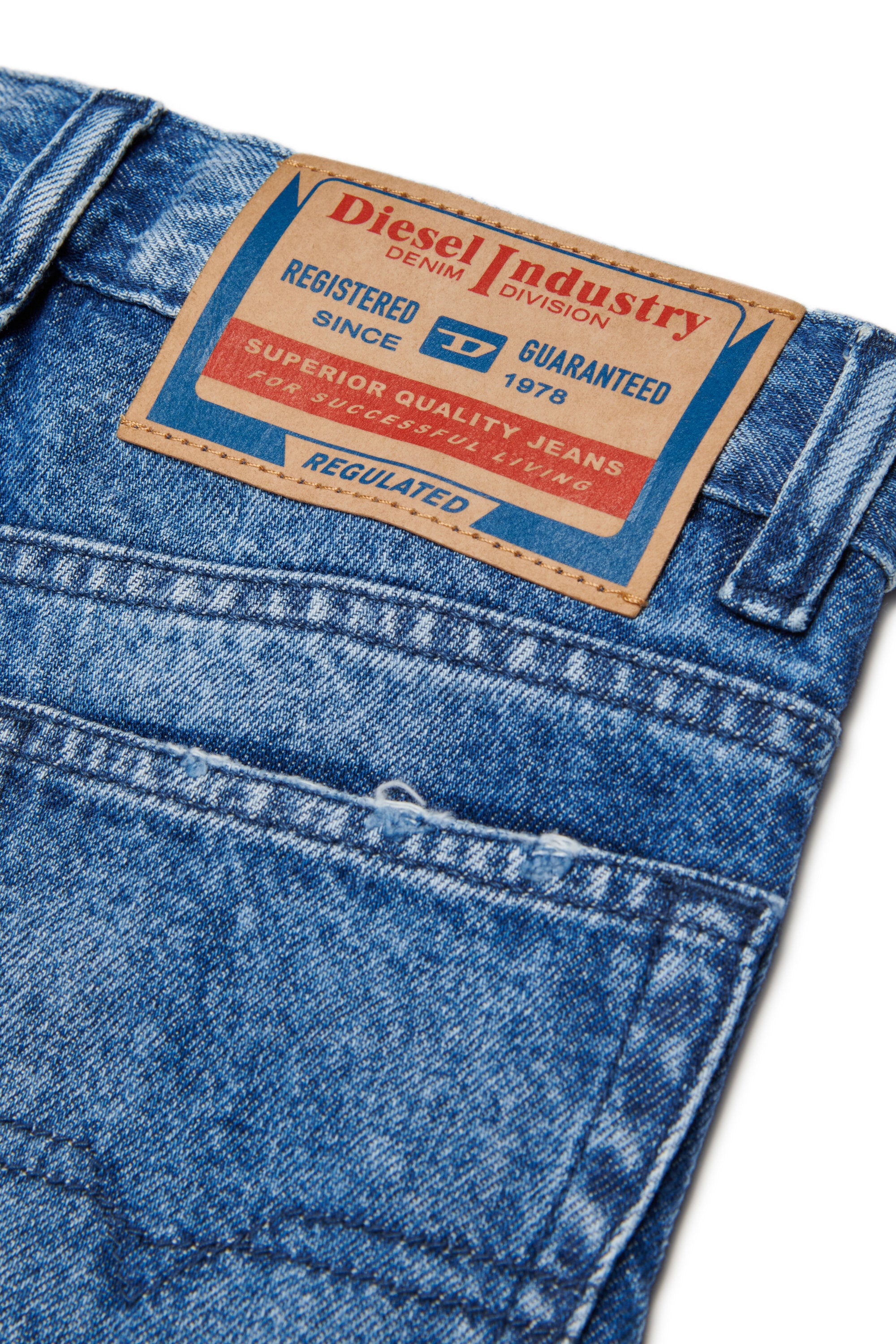 Jeans relaxed fit lavaggio blu chiaro - D-Maki